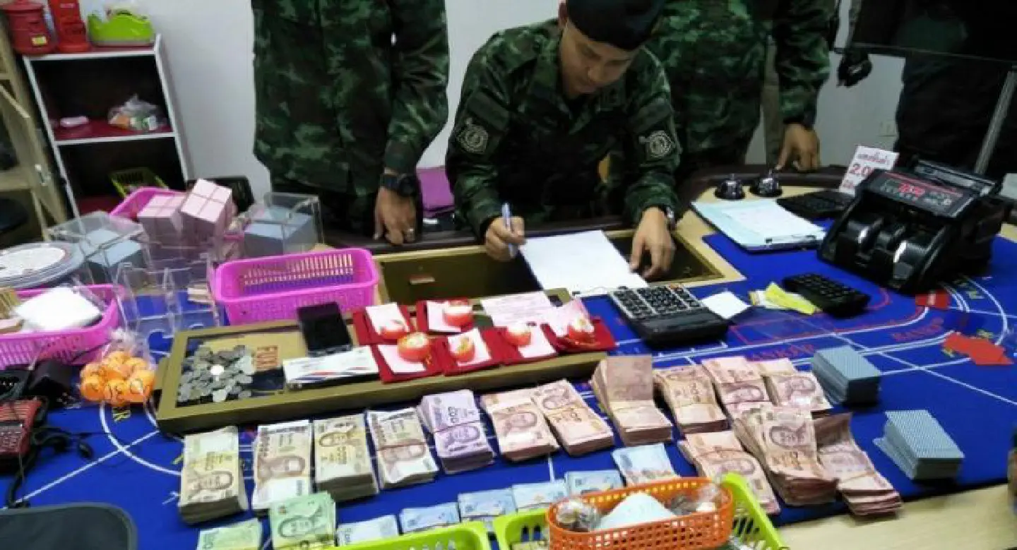 Five top cops transferred during negligence probe over Chiang Mai gambling den