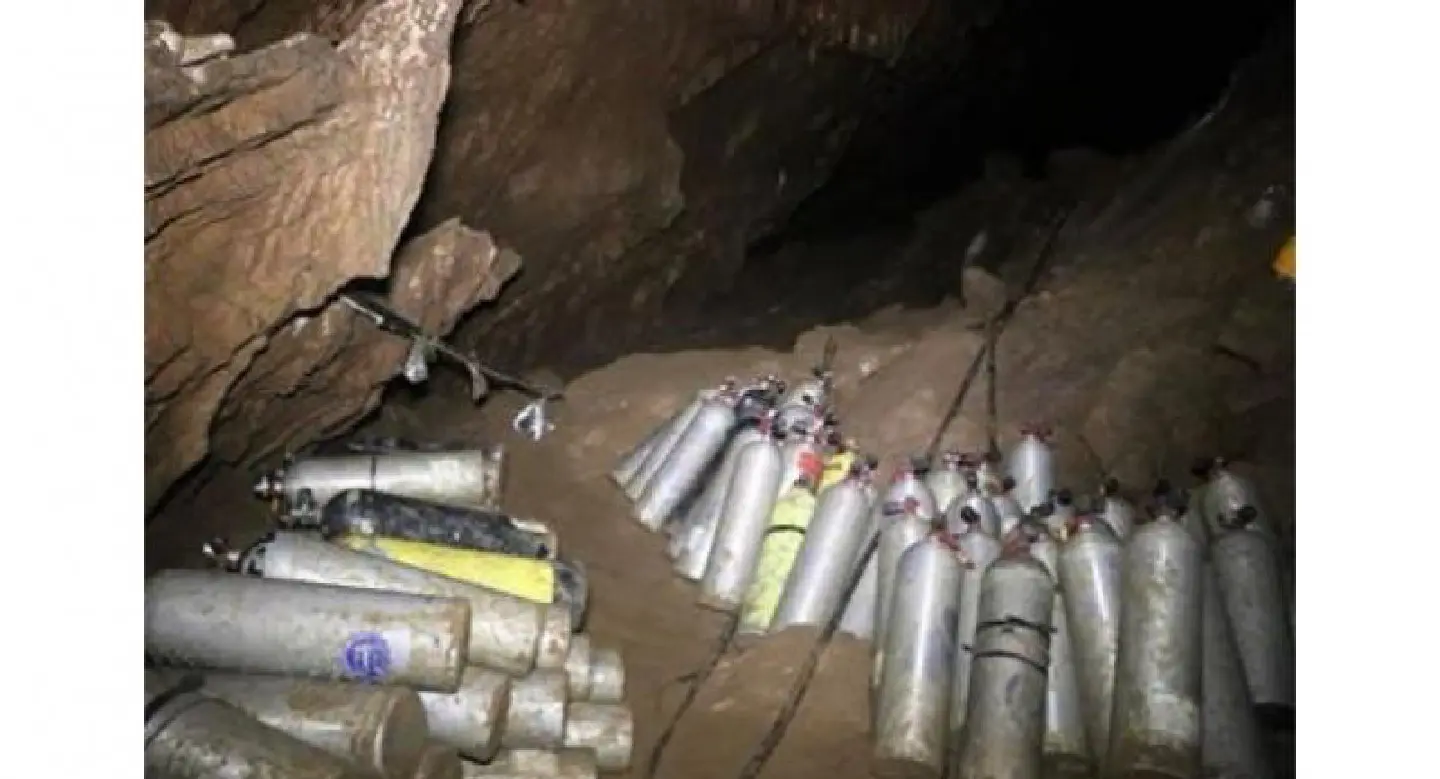 First photos show aftermath of Tham Luang rescue