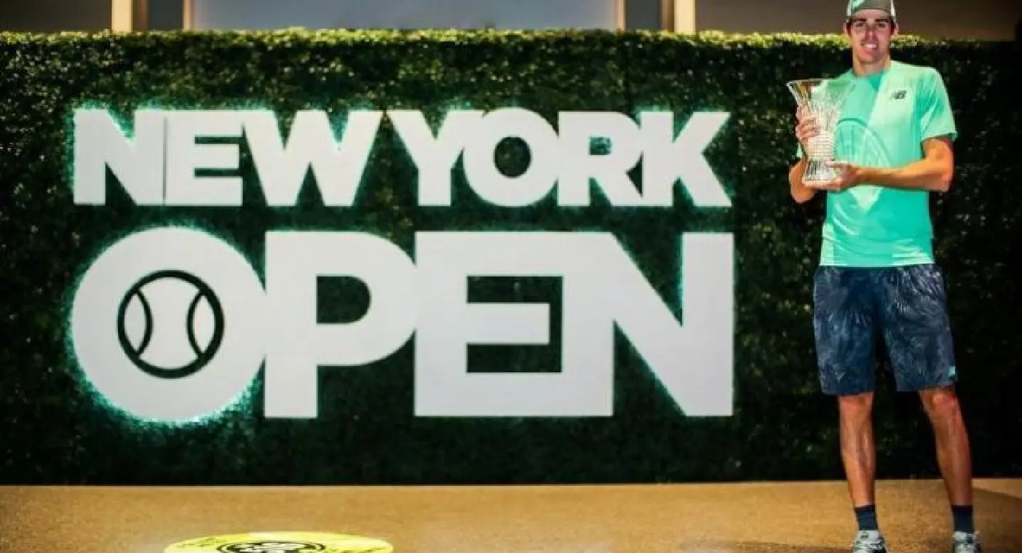 Opelka hits 43 aces, edges Schnur for ATP New York title Opelka hits 43 aces, edges Schnur for ATP New York title