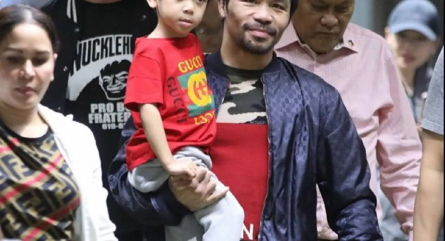 Pacquiao tells son: 'You don't need to box'