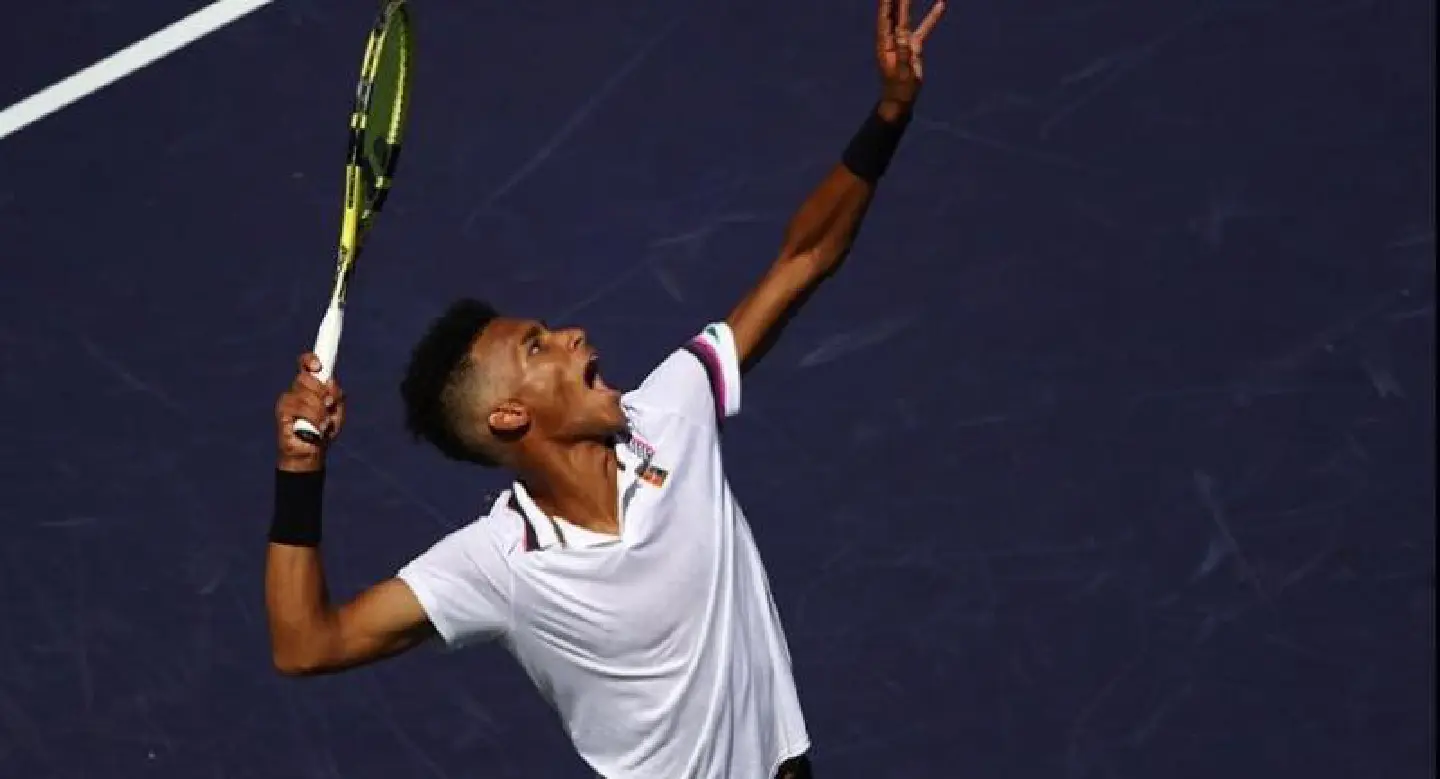 Auger-Aliassime surprises Tsitsipas to reach Indian Wells third round Auger-Aliassime surprises Tsitsipas to reach Indian Wells third round