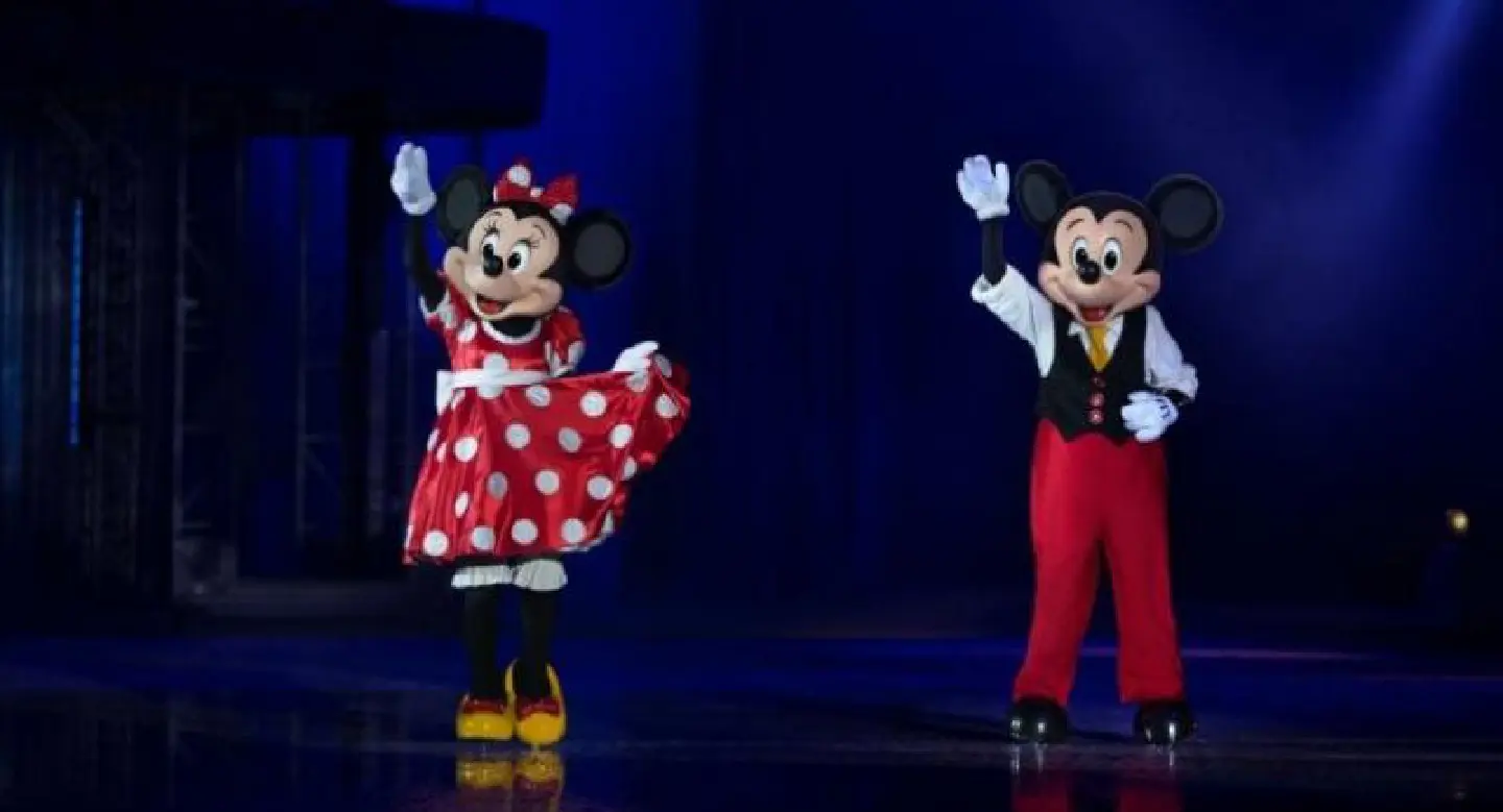 Mickey on the ice