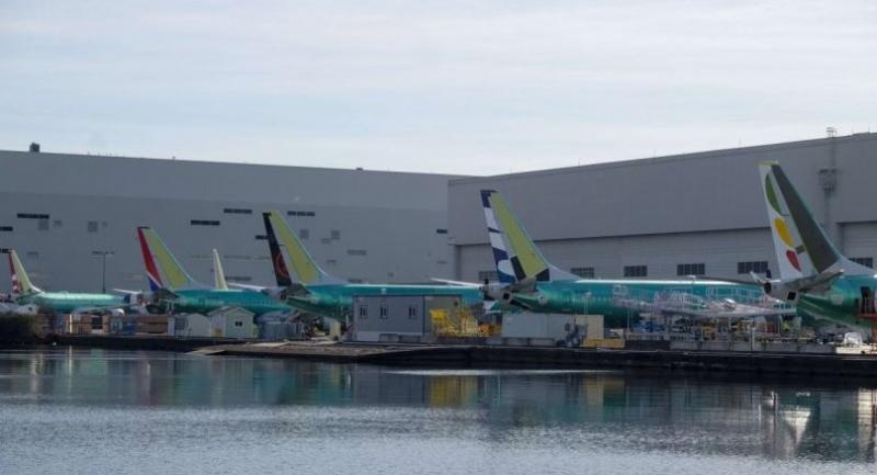 Boeing 737 airplanes sit outside the company's factory on March 11, 2019 in Renton, Washington. // AFP PHOTO