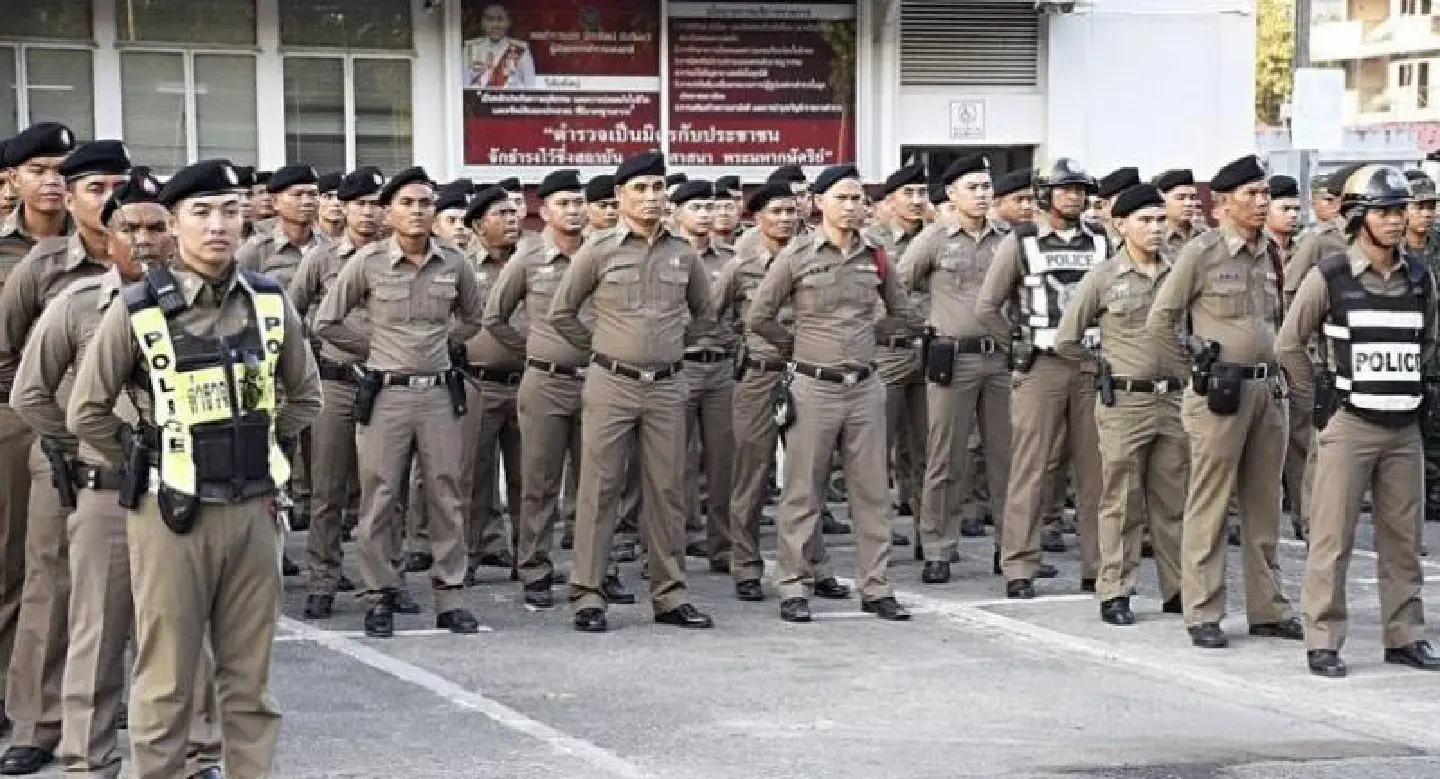 Show of force: Phuket police gear up for election safety Show of force: Phuket police gear up for election safety