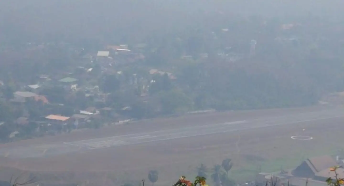Mae Hong Son flights cancelled due to fire-caused reduced visibility Mae Hong Son flights cancelled due to fire-caused reduced visibility