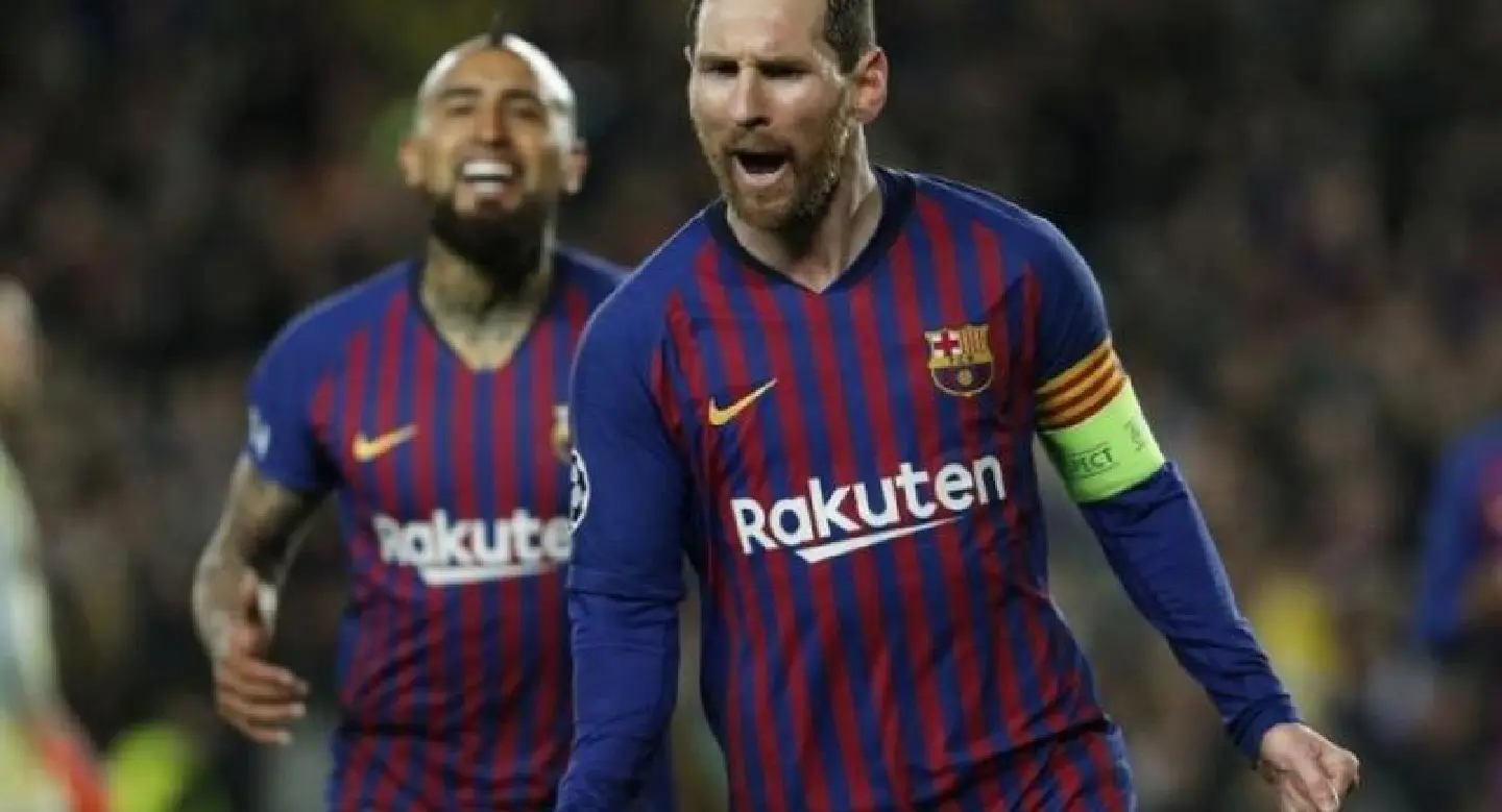 Messi proves too much for Lyon as Barcelona reach Champions League quarters Messi proves too much for Lyon as Barcelona reach Champions League quarters