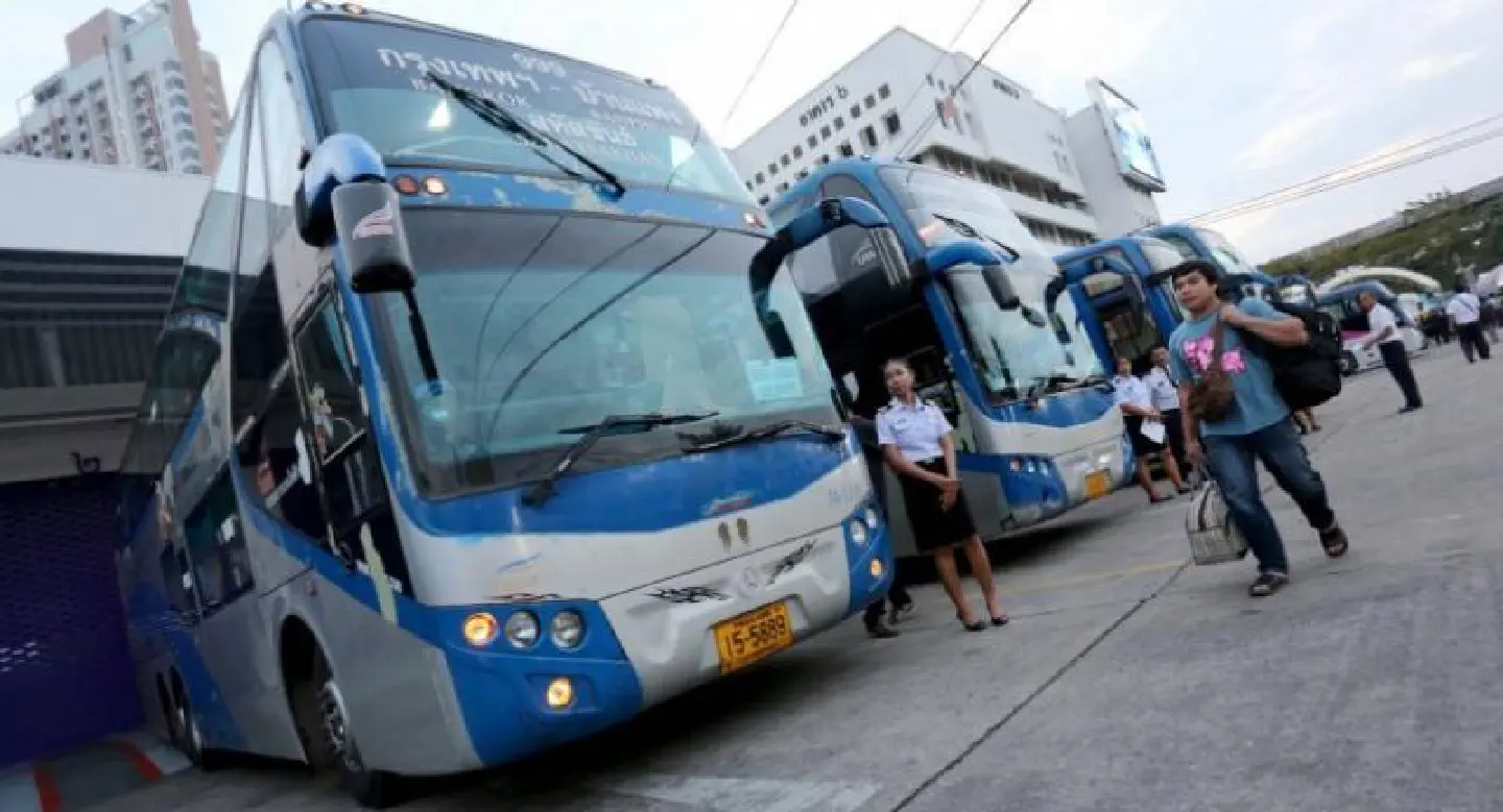 Land Transport Dept kicks off pre-Songkran inspections of public buses and their drivers Land Transport Dept kicks off pre-Songkran inspections of public buses and their drivers