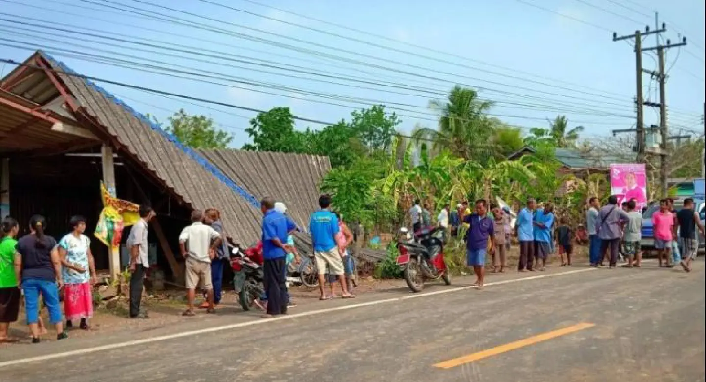 Prachin Buri woman, 48, killed after  rammed pickup crashes into her house