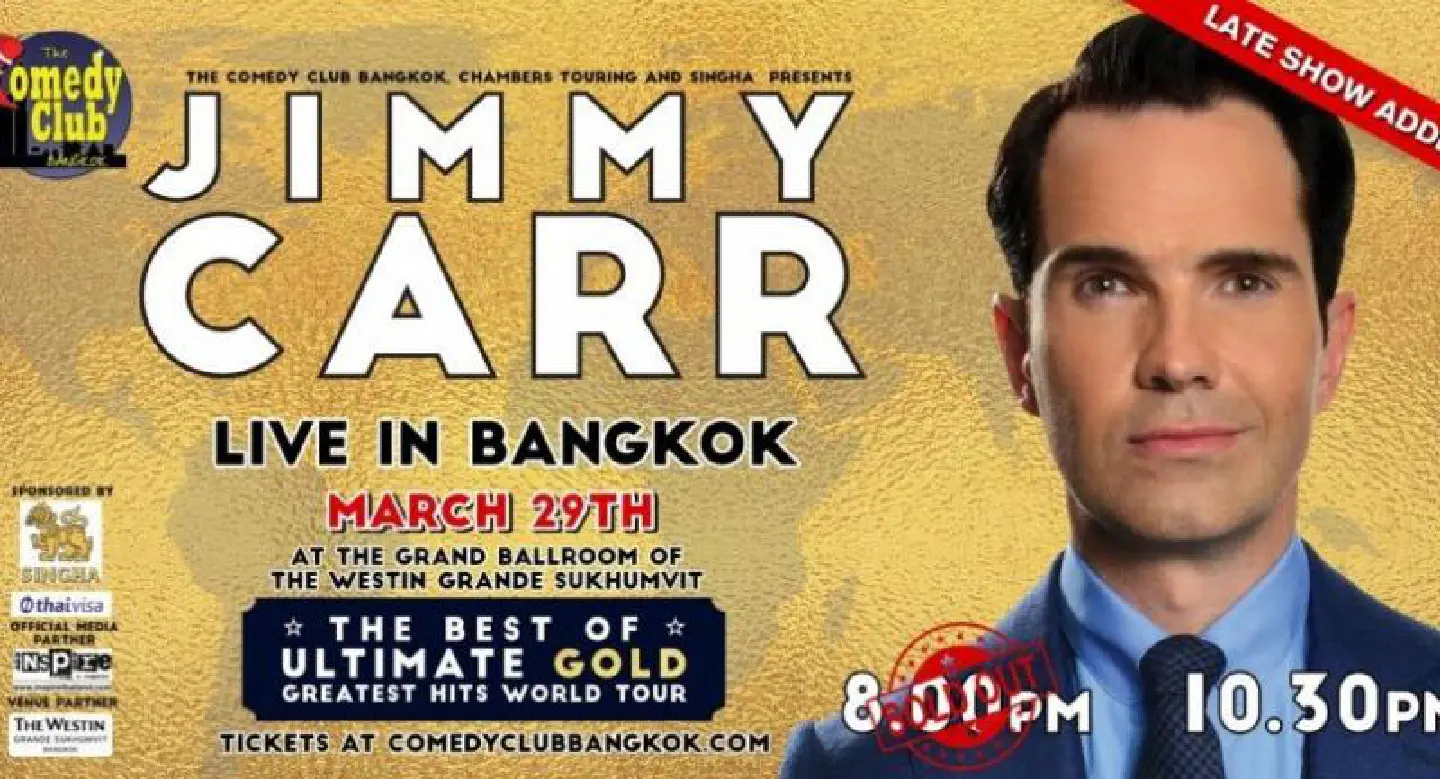March mirth madness with UK comic Jimmy Carr