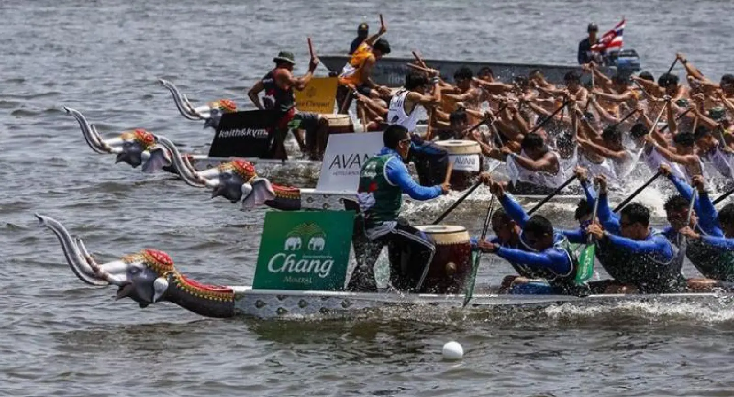 The Action Continues on Day Two of the The King’s Cup Elephant Boat Race and River Festival The Action Continues on Day Two of the The King’s Cup Elephant Boat Race and River Festival