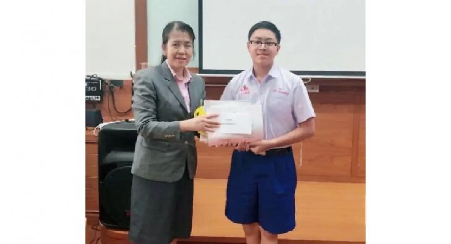 Schoolboy Thanachote shares his learning tips