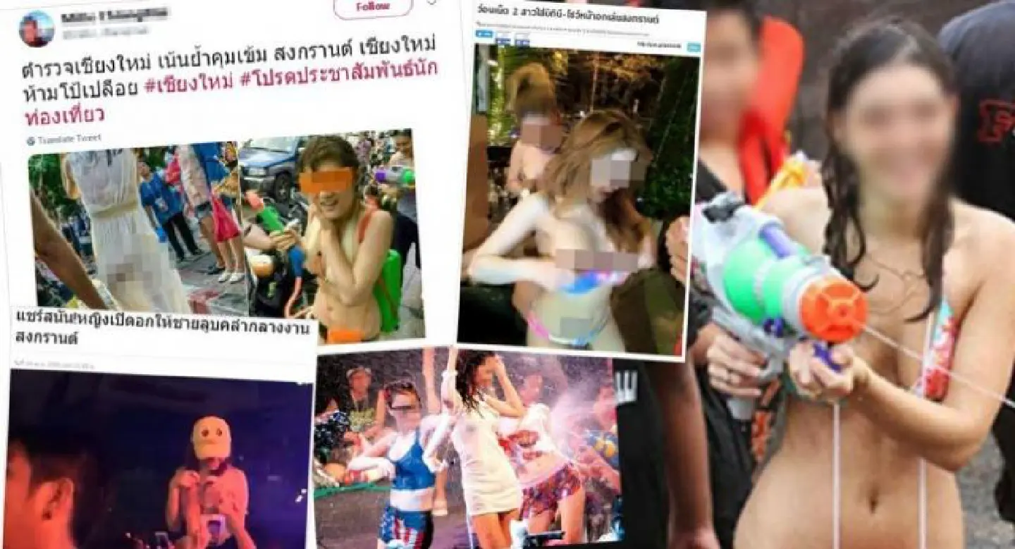 Avoid sexy or alcohol-filled social-media content on social over Songkran on pain of jail time, warn