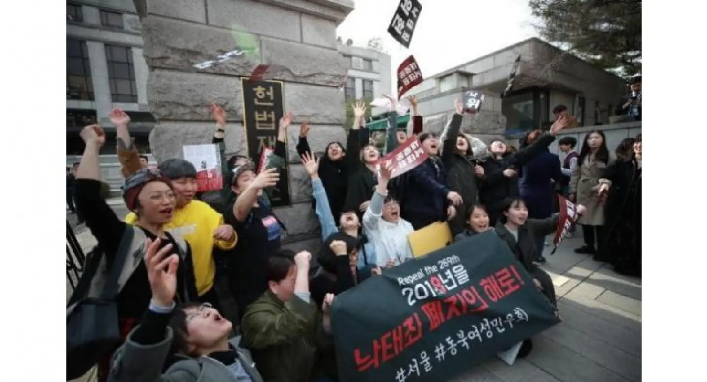 South Korea's Constitutional Court orders abortion ban be scrapped by end of 2020 South Korea's Constitutional Court orders abortion ban be scrapped by end of 2020