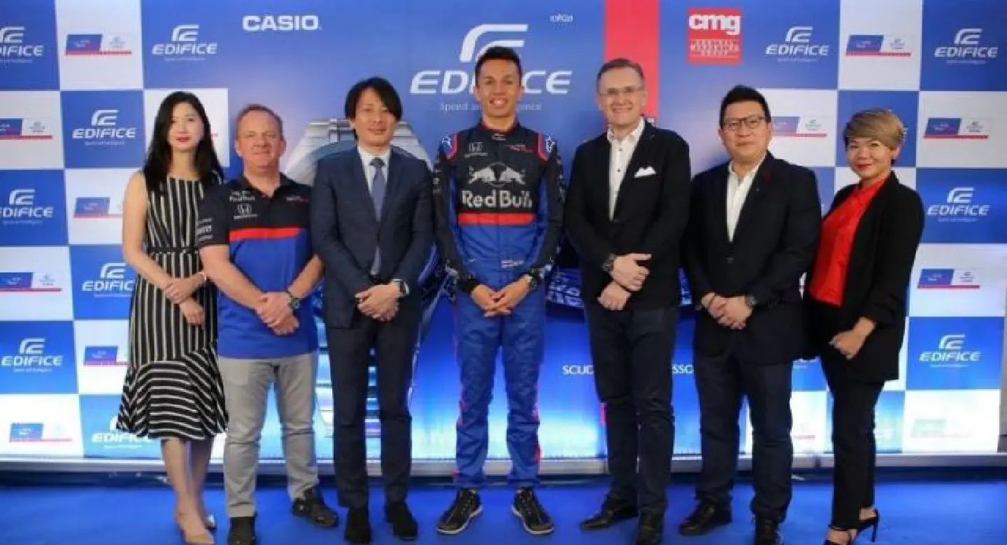 Casio unveils F1 watch brand ambassador Casio unveils F1 watch brand ambassador