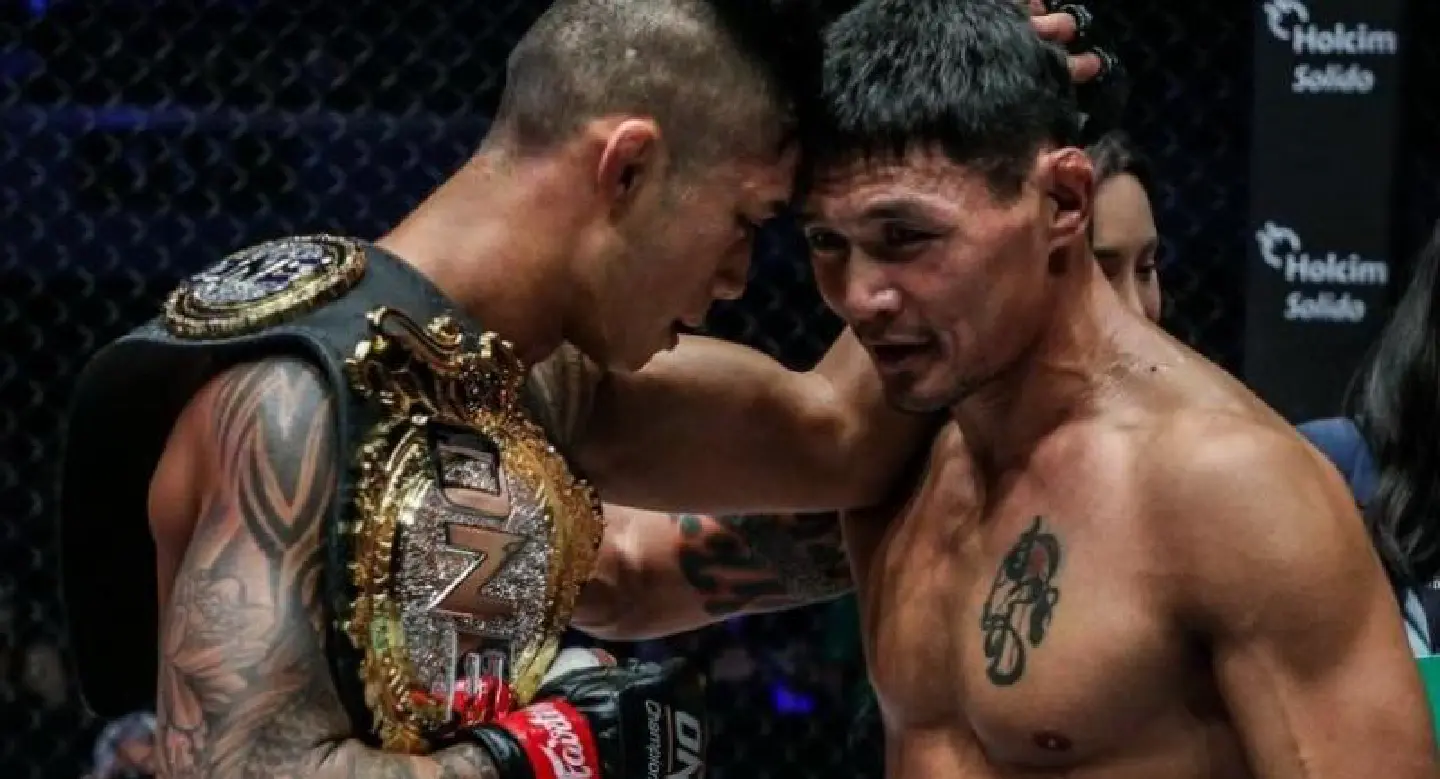 Nguyen stops Jadambaa to retain One featherweight belt Nguyen stops Jadambaa to retain One featherweight belt