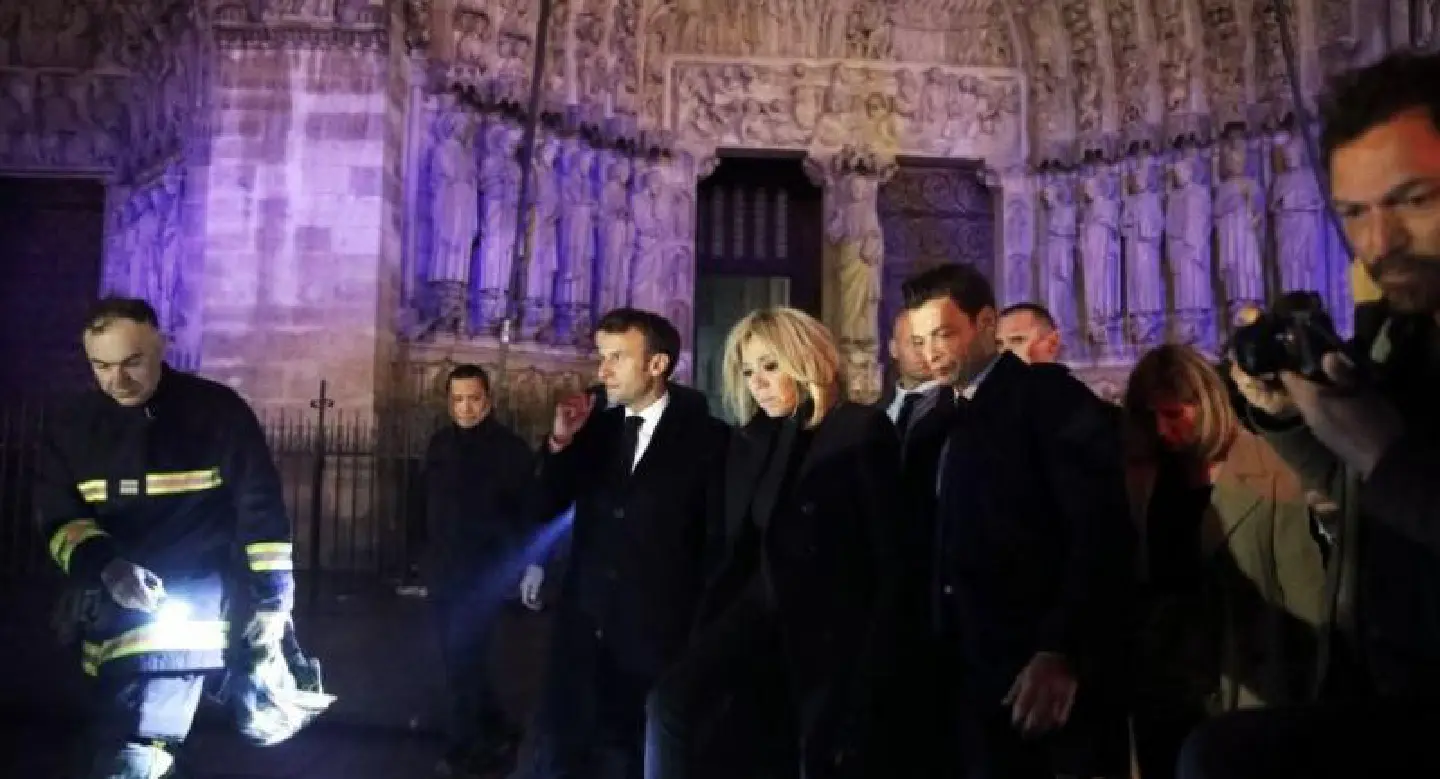 Macron vows to rebuild Notre-Dame after devastating fire