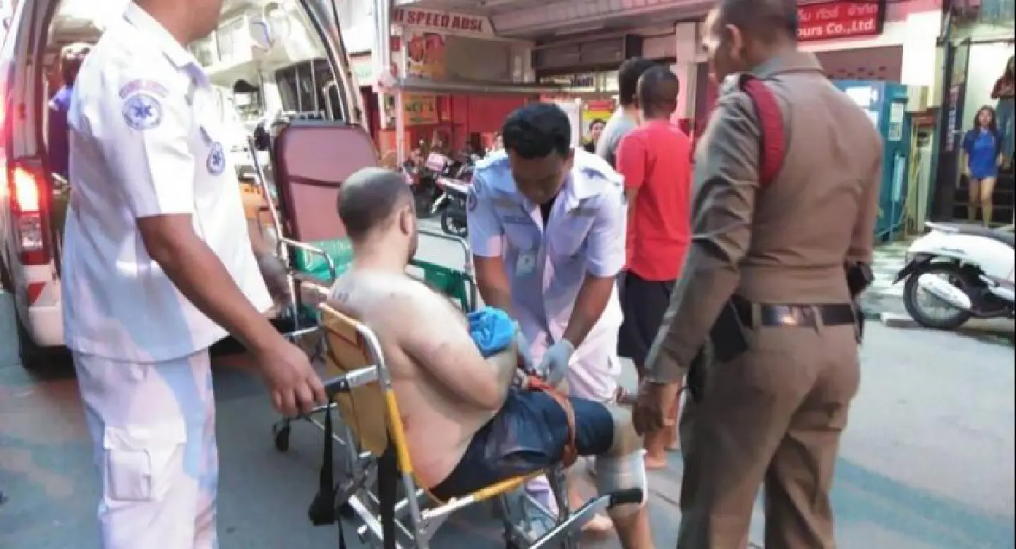 Briton injured by knife-wielding Thai wife in Pattaya Briton injured by knife-wielding Thai wife in Pattaya