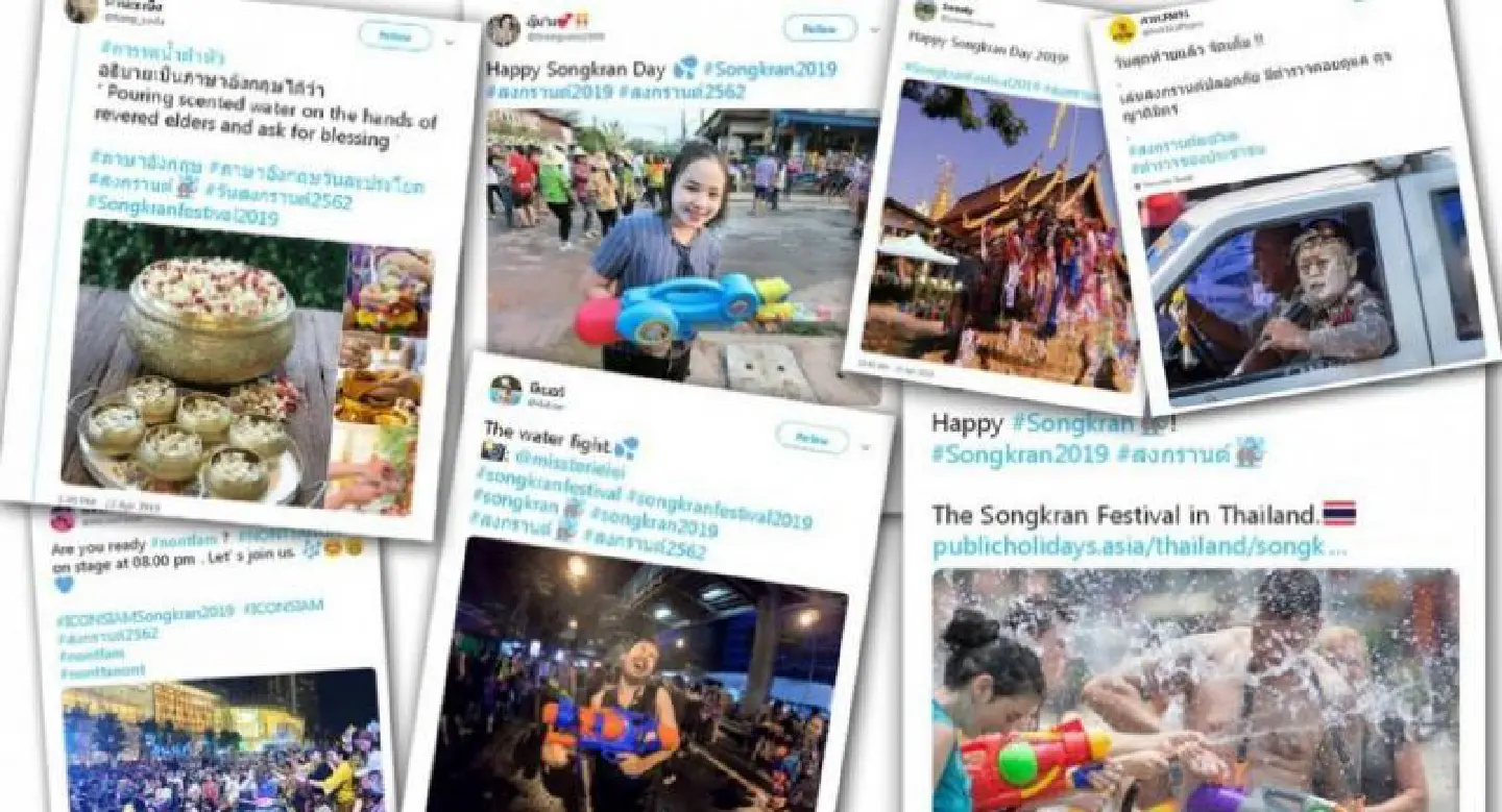 Thais share their Songkran experience – with 2.8 million tweets