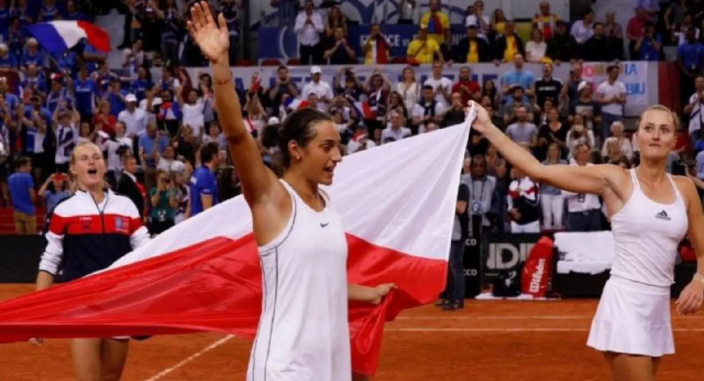 Former foes unite to lead France into Fed Cup final against Australia