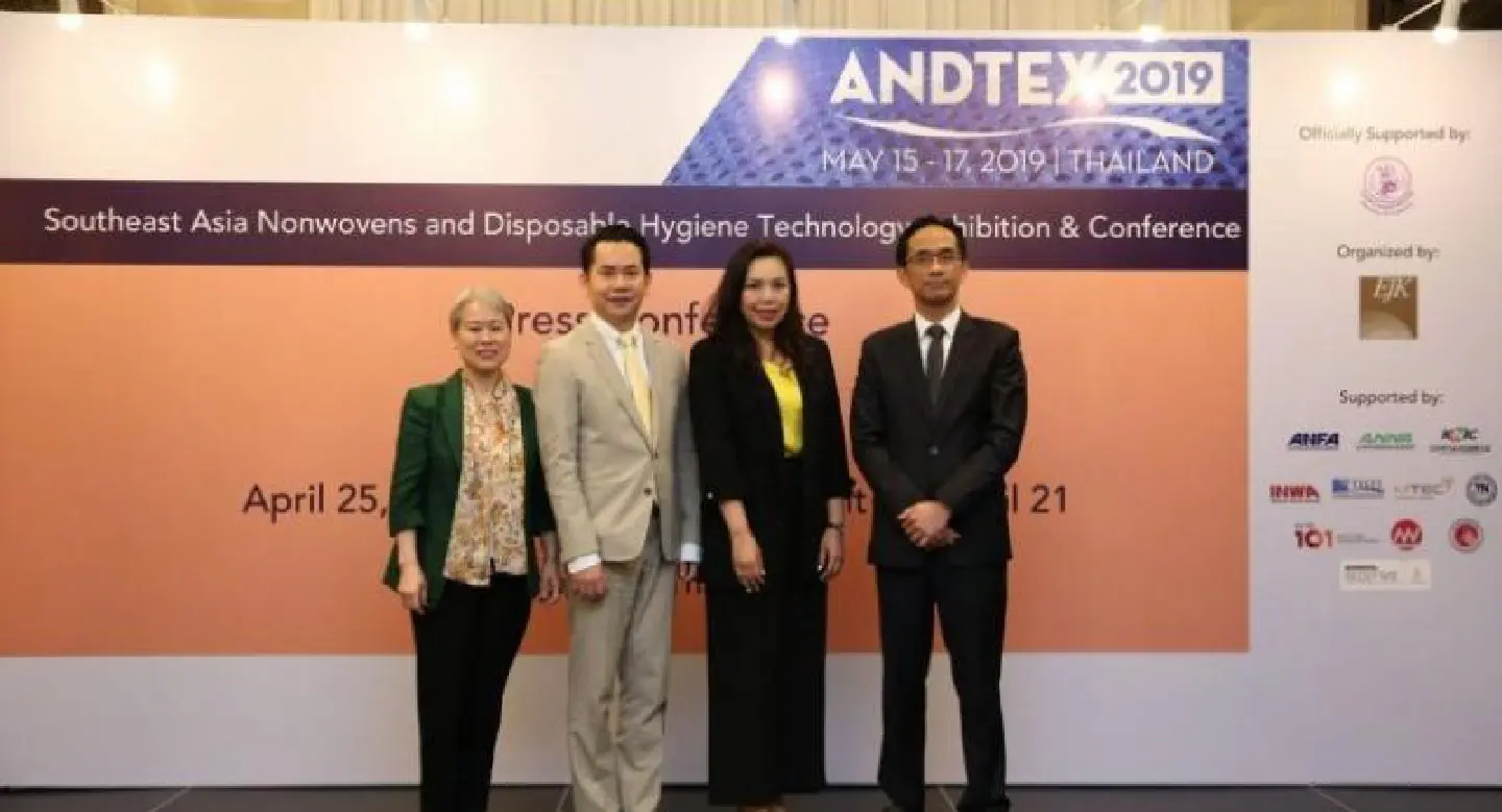 Thailand gears up to become Asean hub for non-woven fabrics with ANDTEX2019 Thailand gears up to become Asean hub for non-woven fabrics with ANDTEX2019