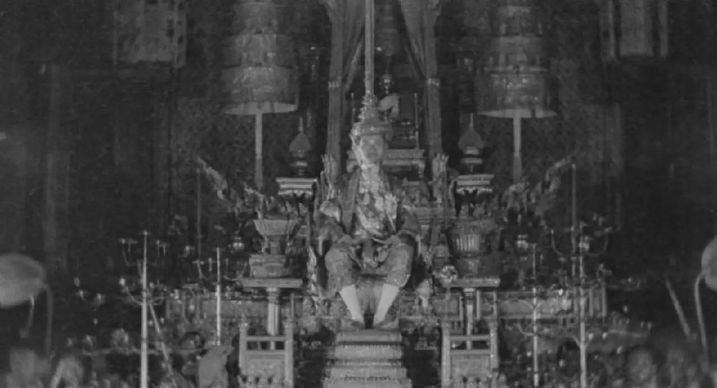 First coronation on film
