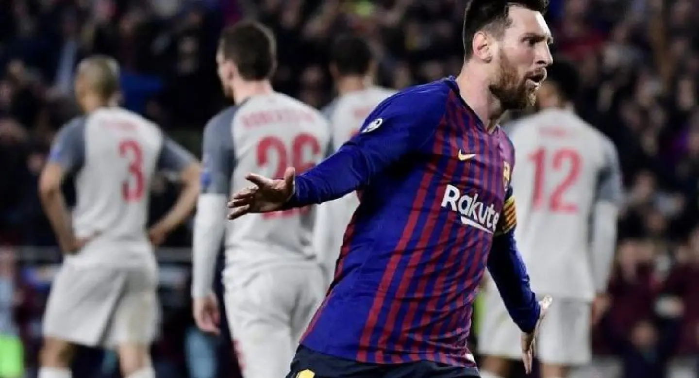 Magical Messi double leaves Liverpool on the brink Magical Messi double leaves Liverpool on the brink