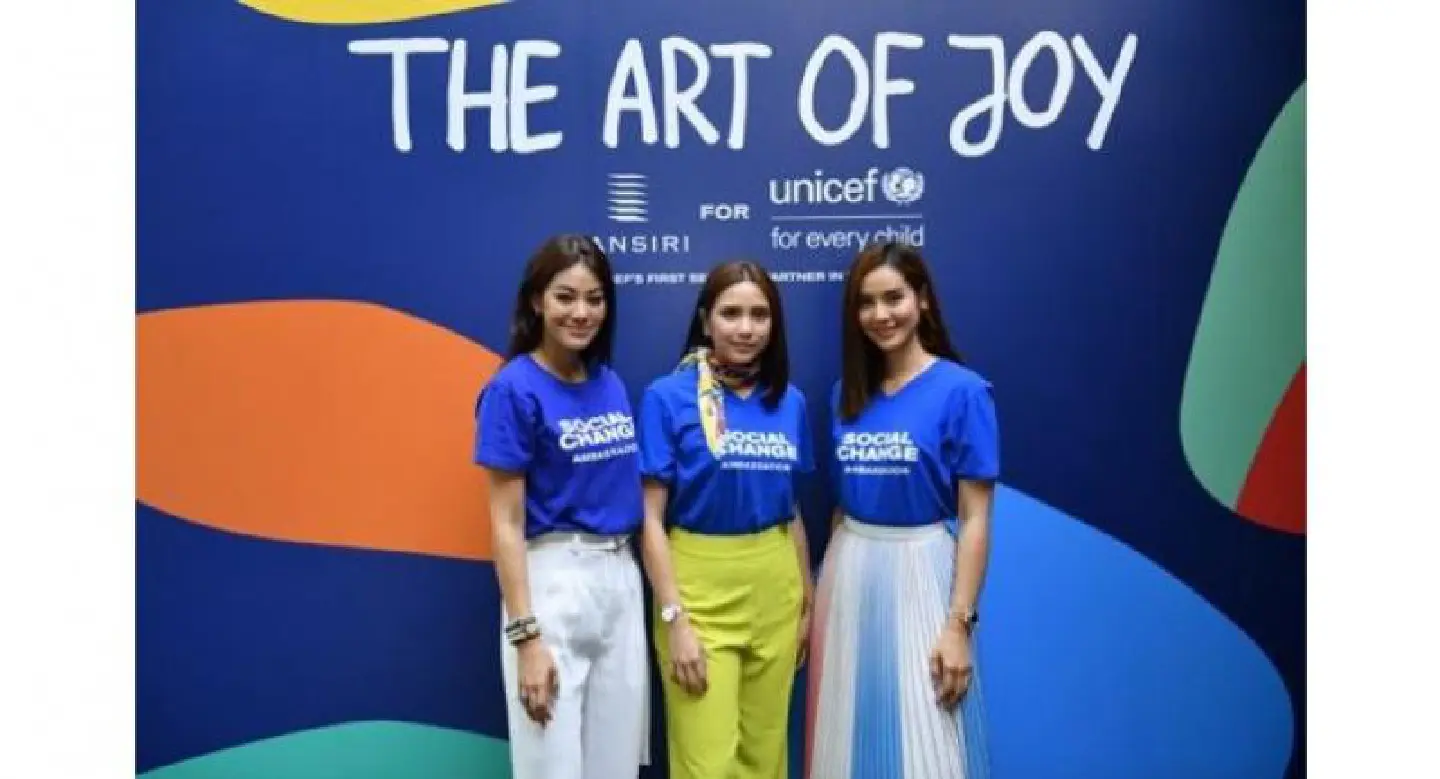 Sansiri turns art into joy for Unicef