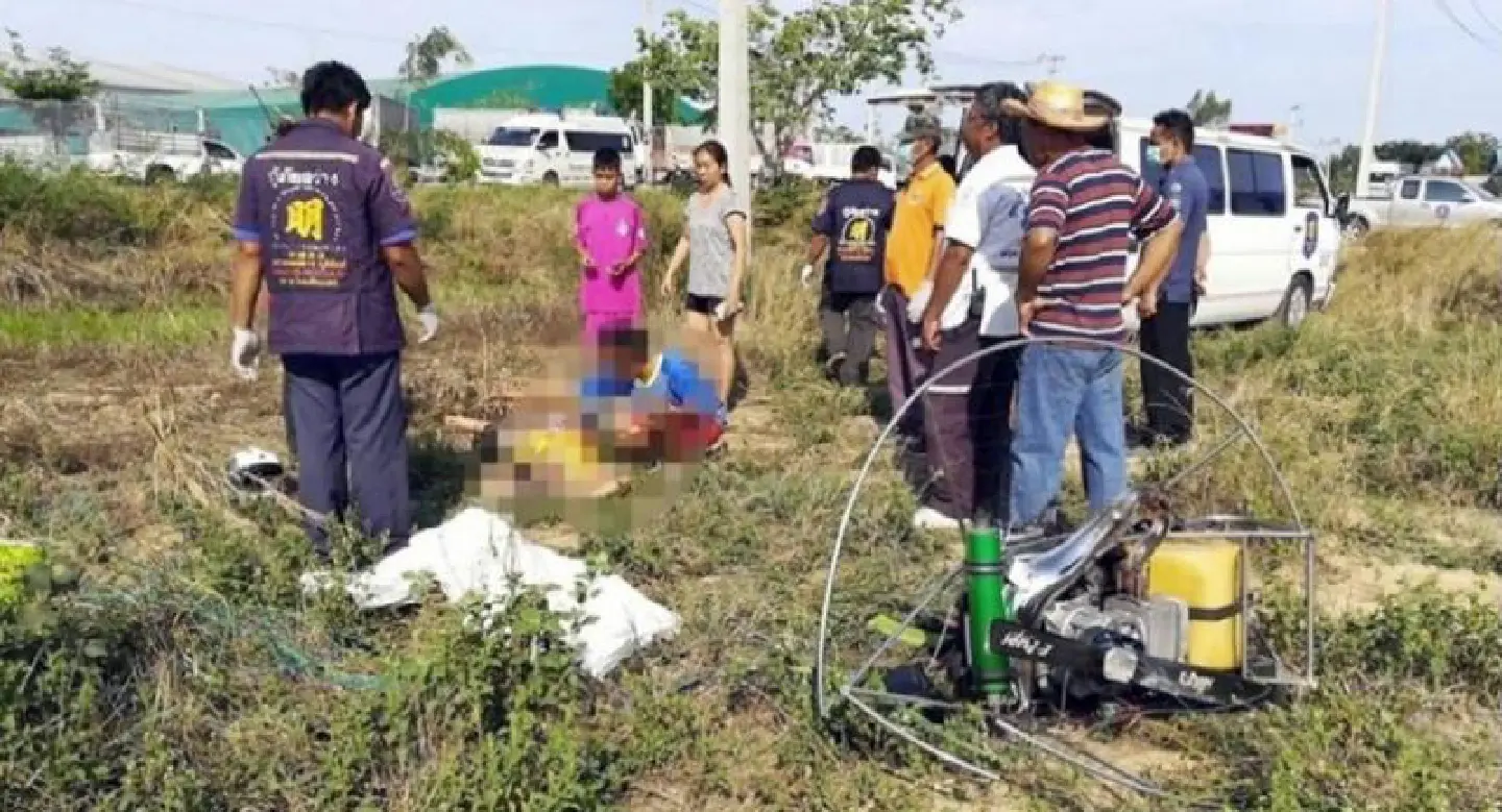 Man dies after paraglider crashes
