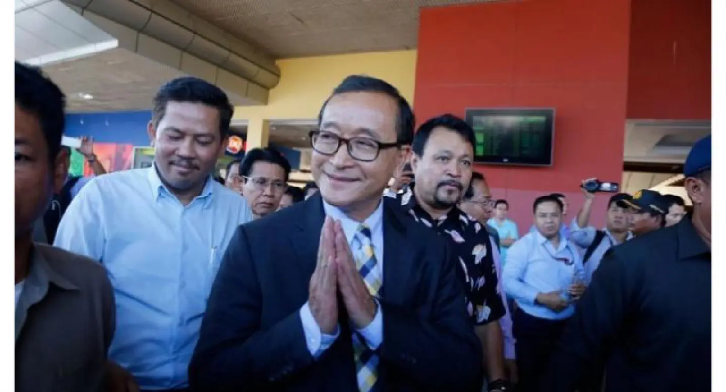 Rainsy handed eight-year prison sentence by Phnom Penh court Rainsy handed eight-year prison sentence by Phnom Penh court