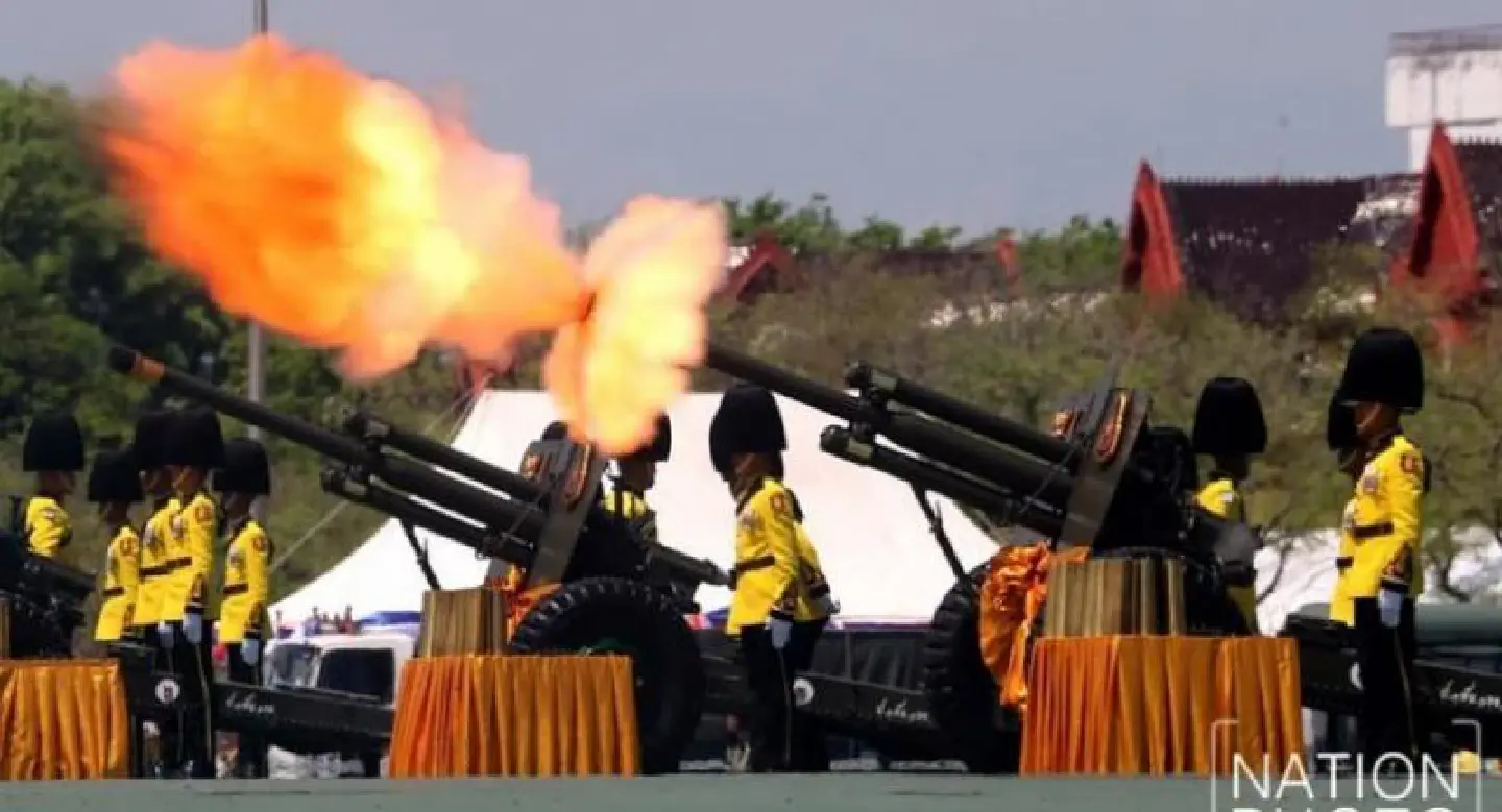 Artillery fire by Armed Forces marks Royal Coronation Artillery fire by Armed Forces marks Royal Coronation