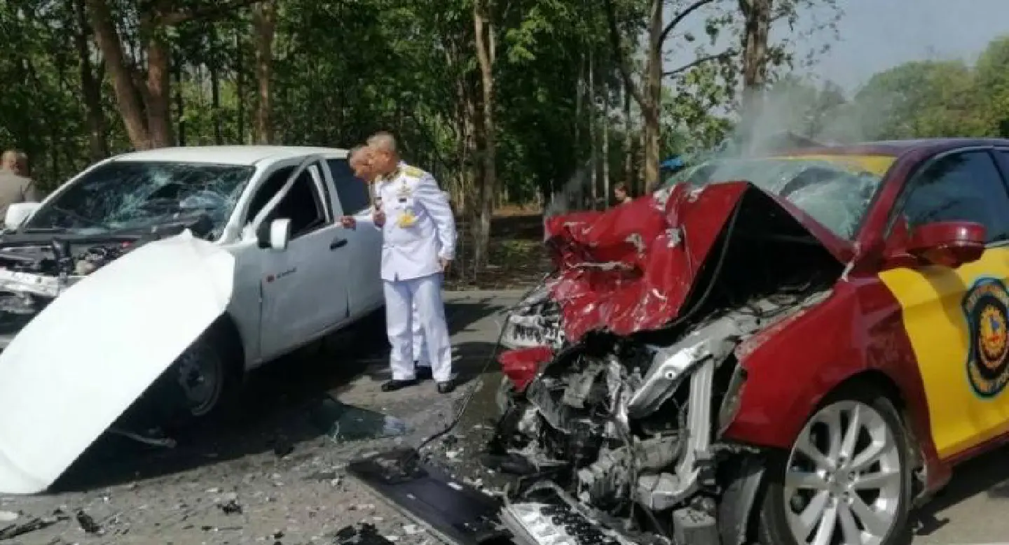 Two die as pickup crashes into royally sponsored motorcade