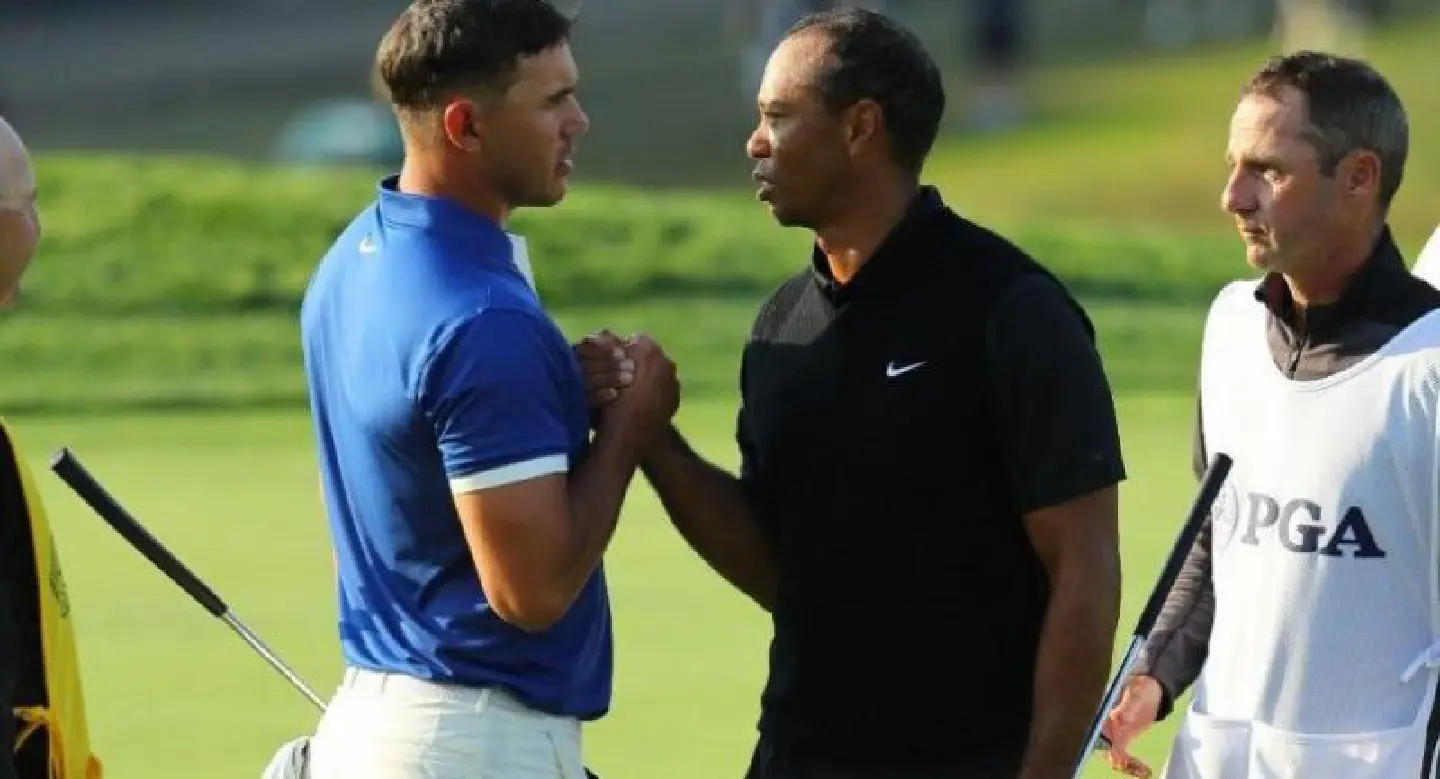 Koepka sets 36-hole major record while Tiger misses PGA cut Koepka sets 36-hole major record while Tiger misses PGA cut