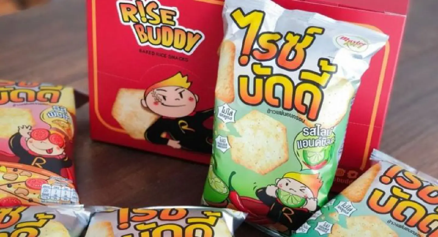 "Rise Buddy" Rice Snack, a new brand for health "Rise Buddy" Rice Snack, a new brand for health