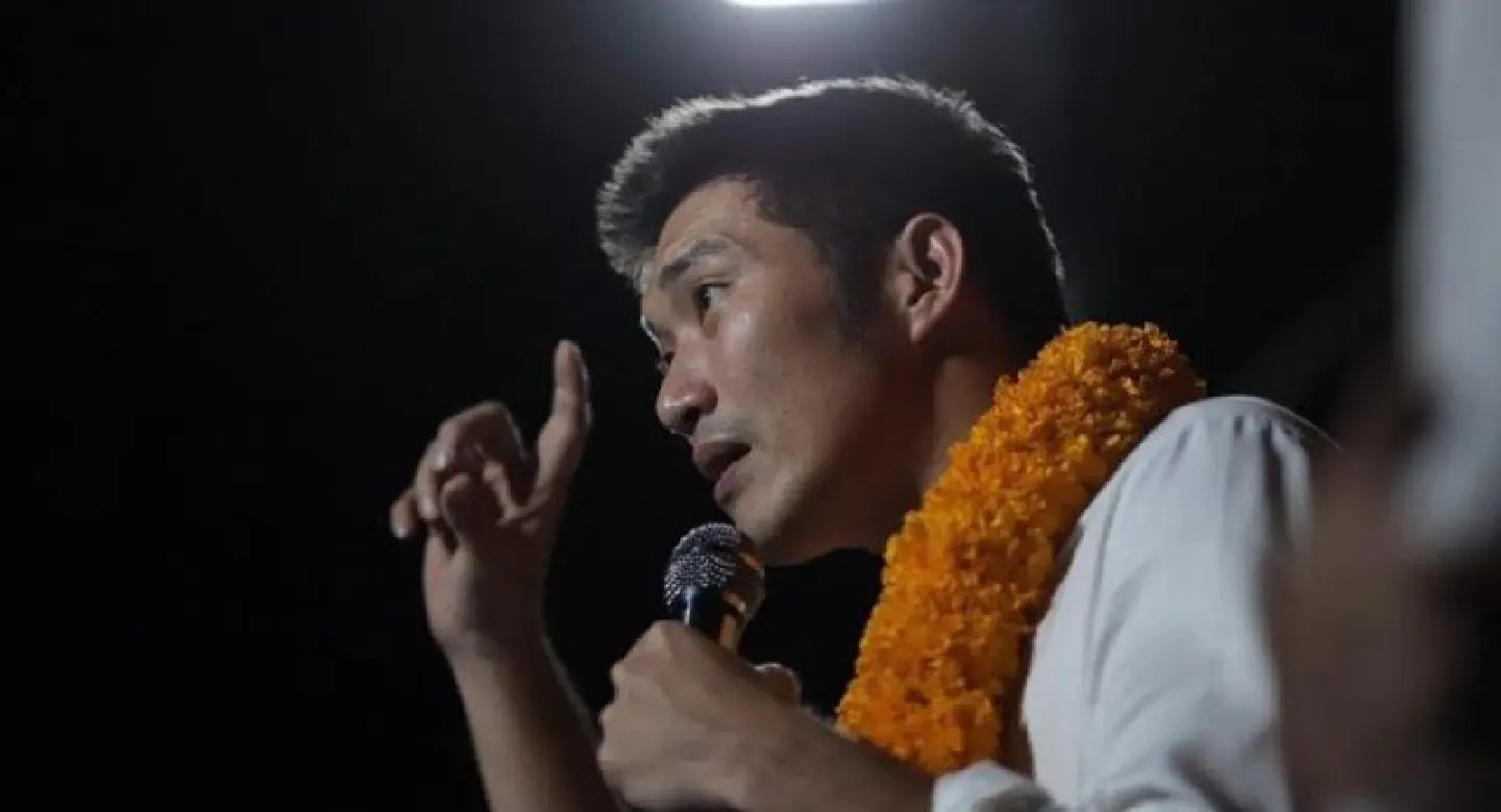 No decision made on Thanathorn’s “junta slamming” case