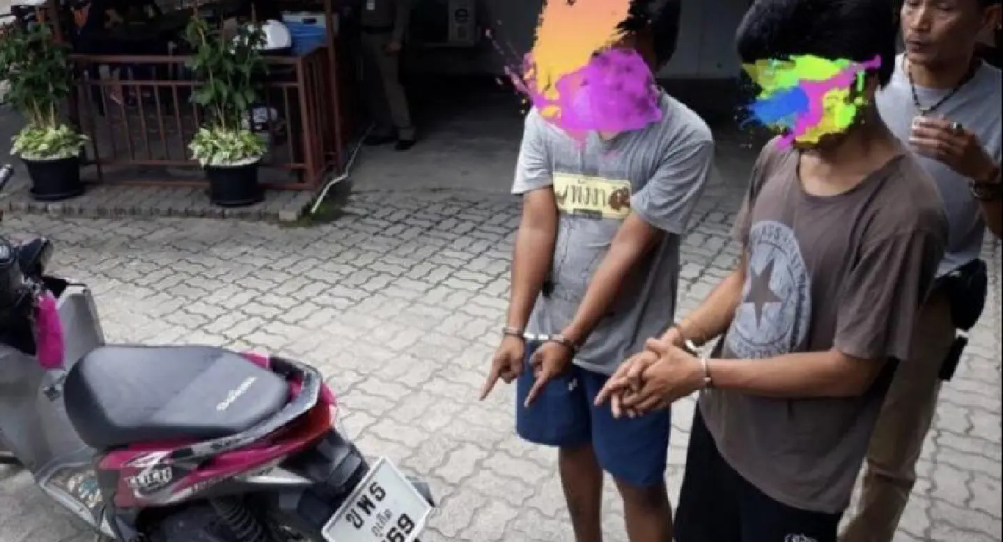 Two charged over Chinese bag snatch in Phuket