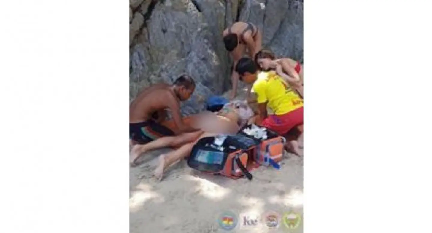 Russian woman falls while taking selfie in Phuket
