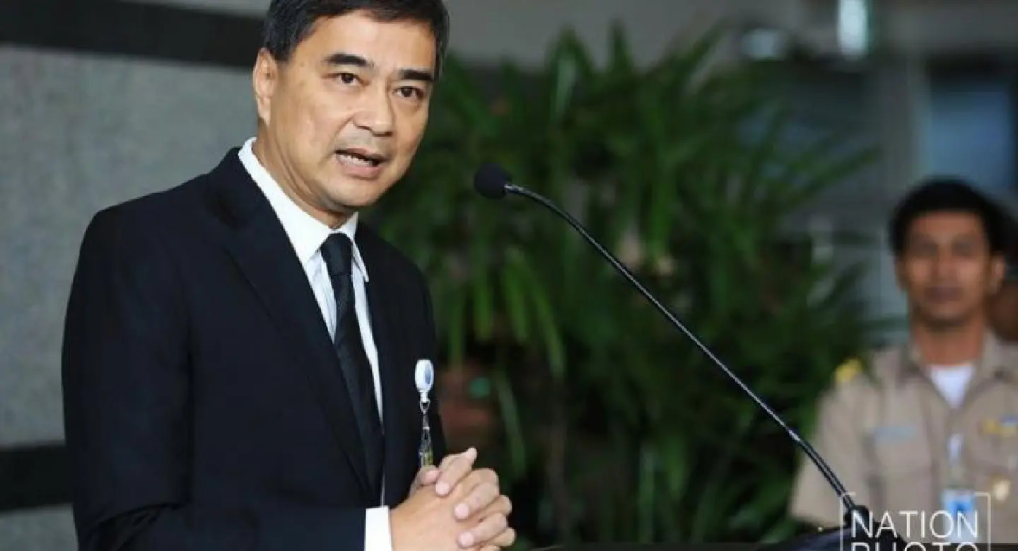 Former leader Abhisit resigns MP seat as Democrats back Prayut return Former leader Abhisit resigns MP seat as Democrats back Prayut return