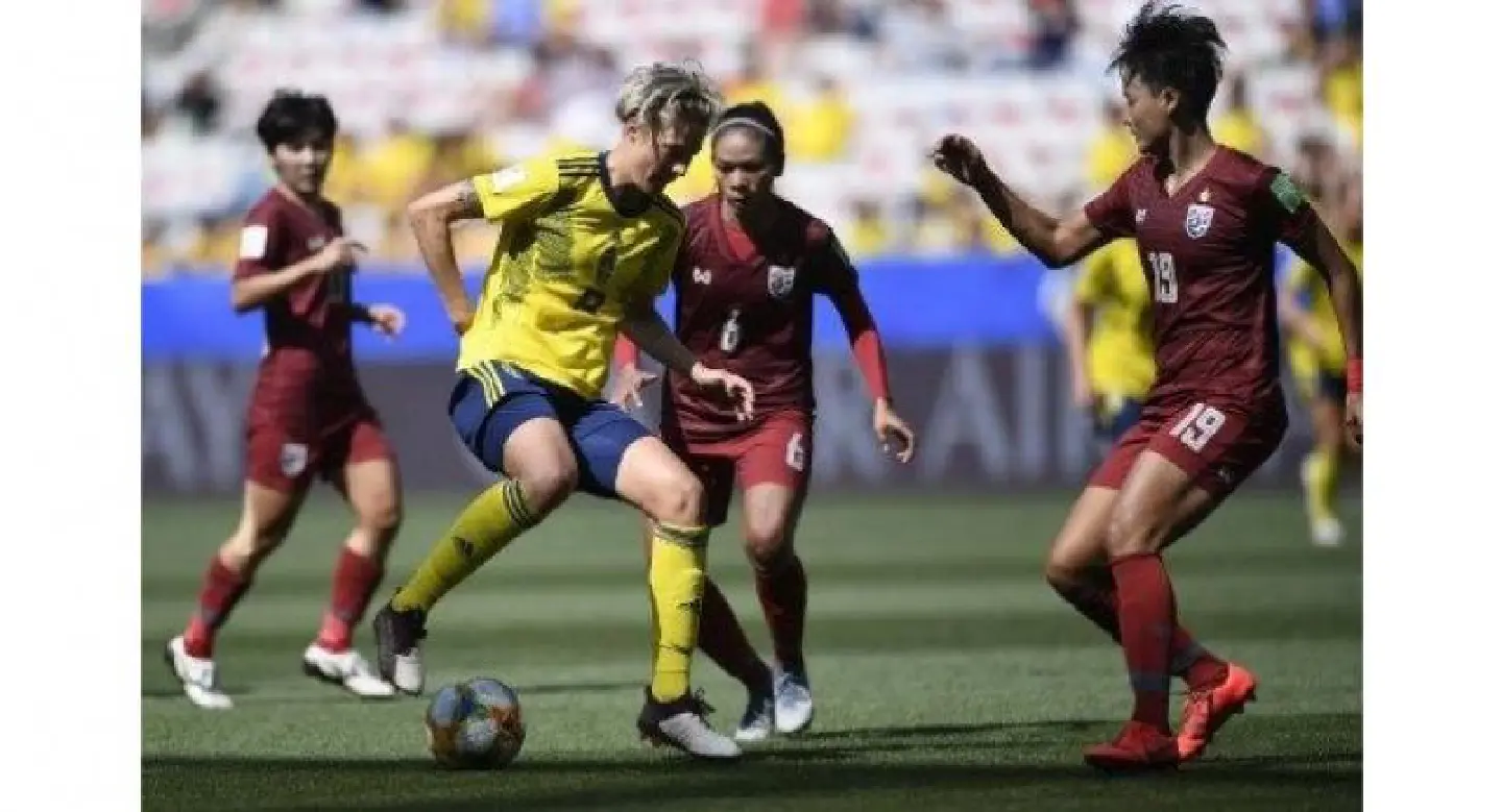 Sweden cruise past Thailand to make Women's World Cup last 16