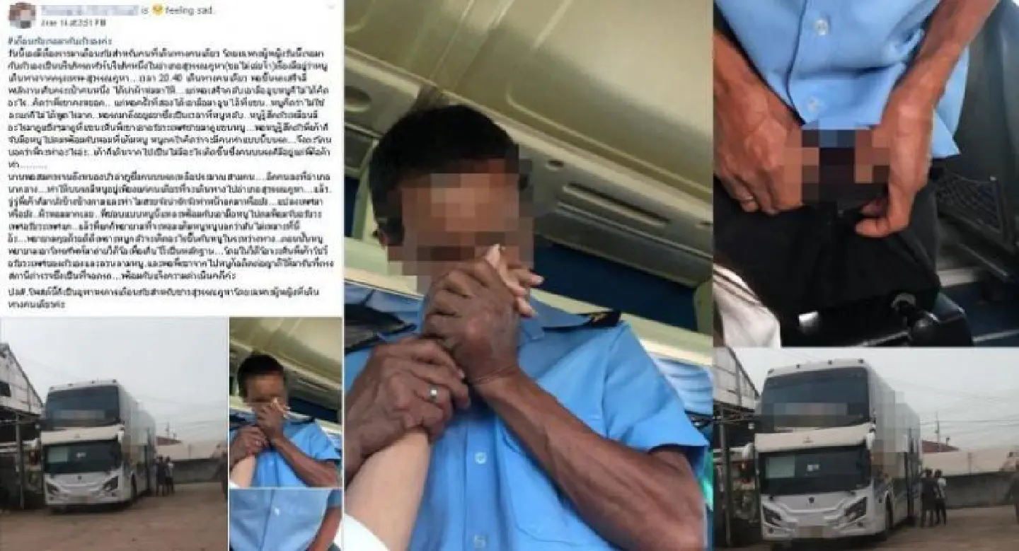 Bus conductor fired, firm fined for molesting ladyboy on board