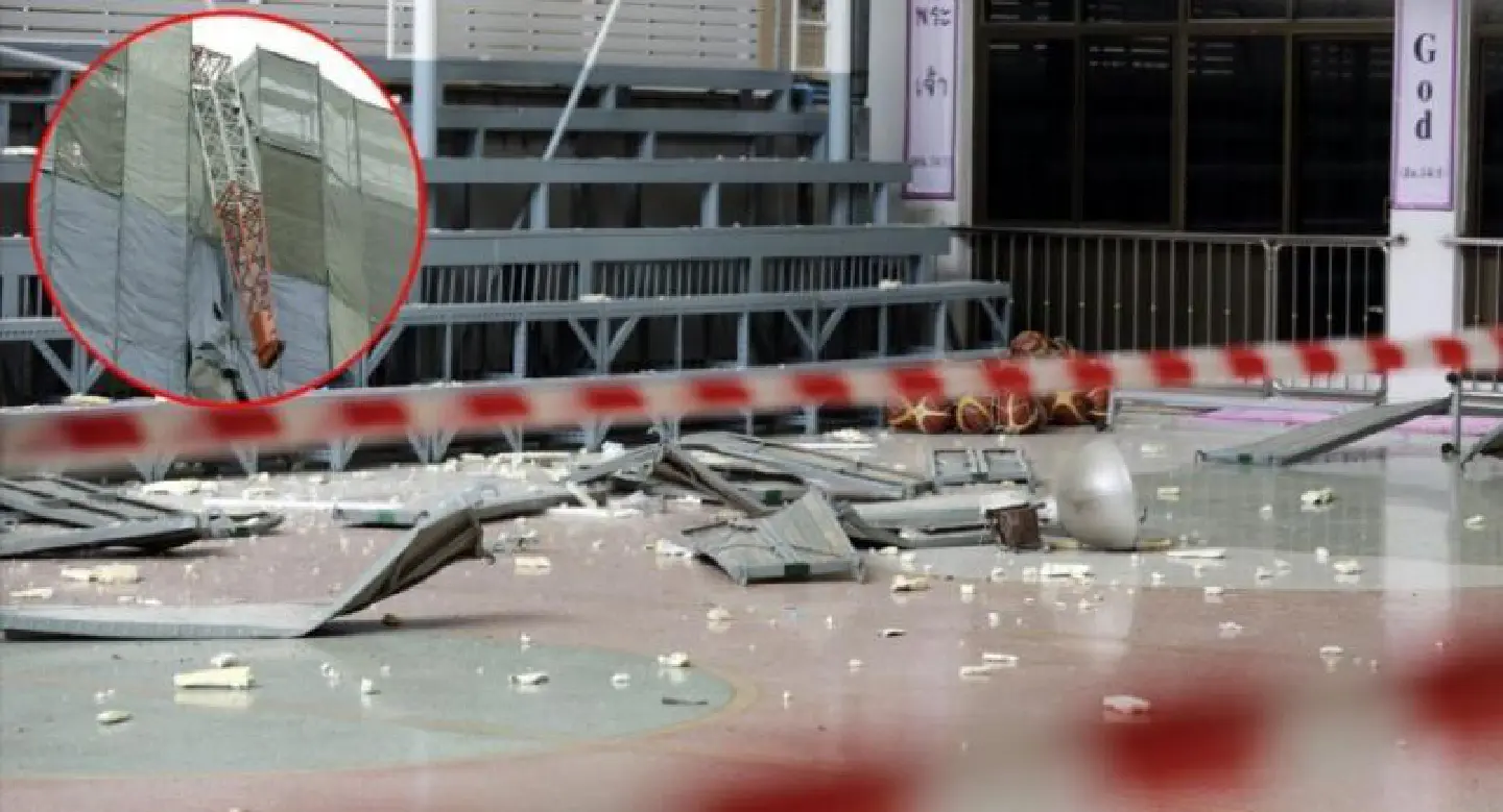Not a single nail will be hammered, vows Aswin, as construction material injures 10 students