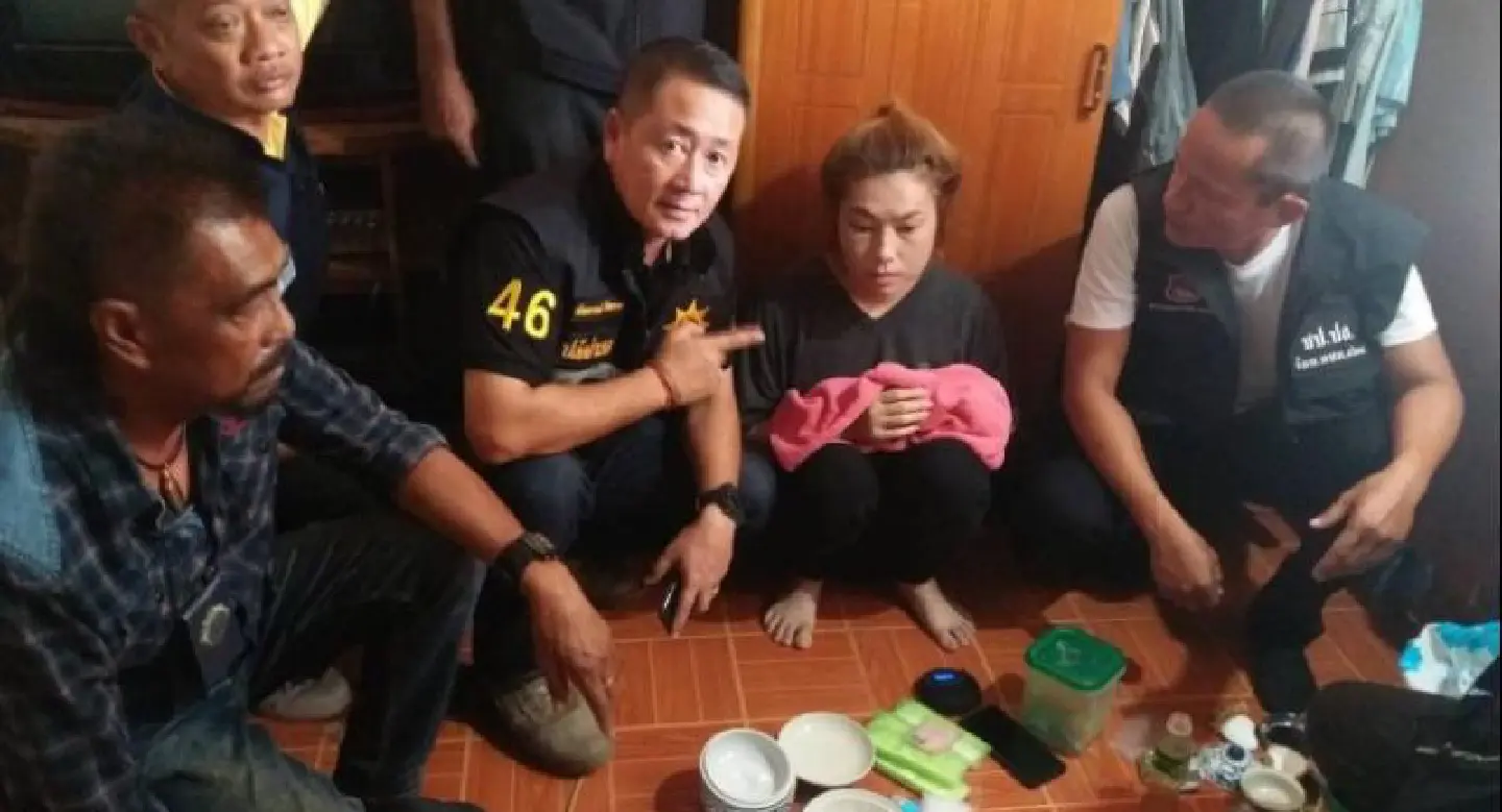 Lao woman arrested after drugs raid on her home Lao woman arrested after drugs raid on her home
