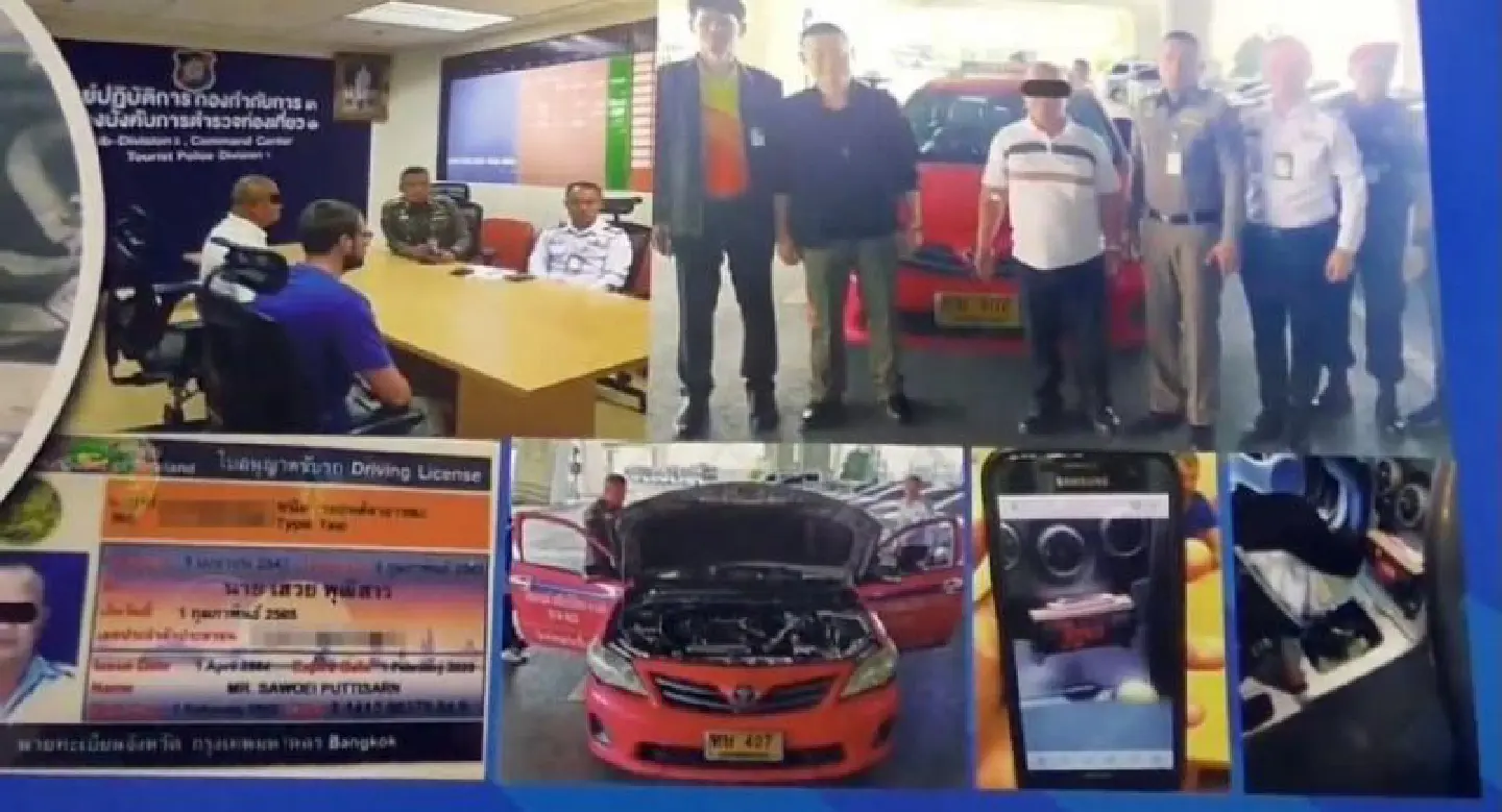 Cabbie arrested for cheating British tourist with Bt4,000 fare