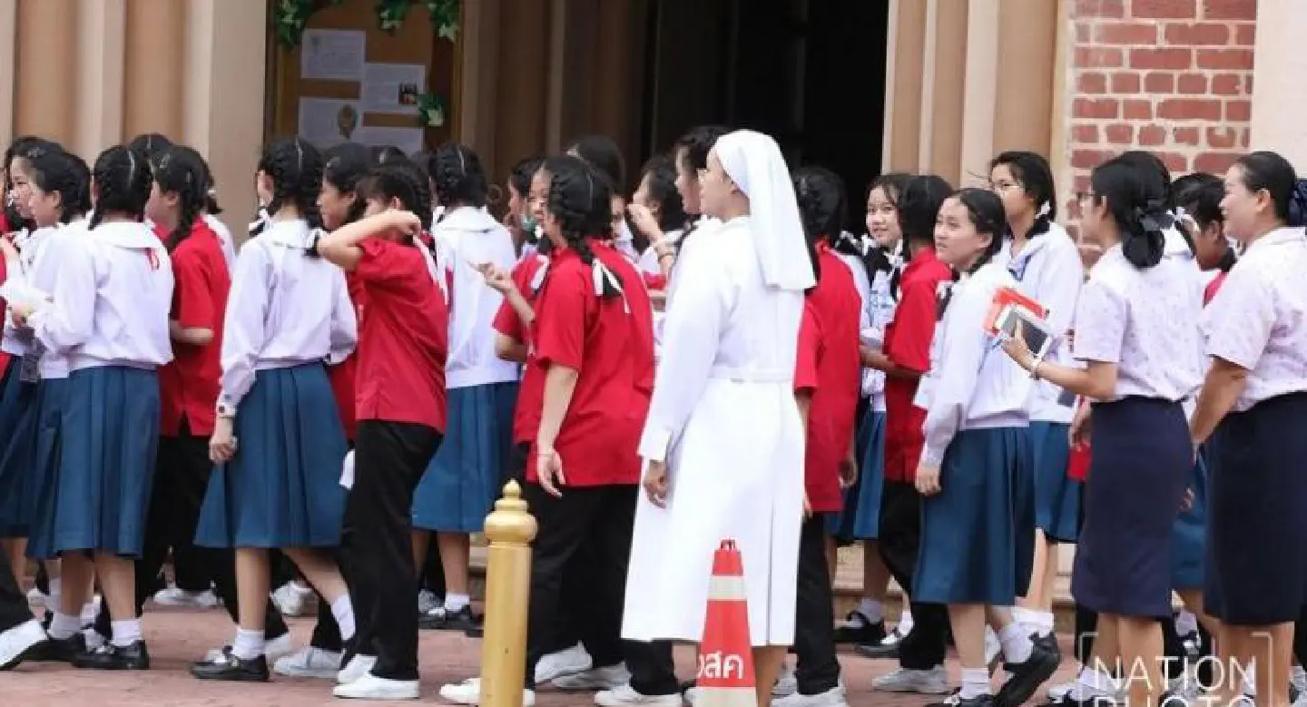 Assumption students take class at temporary site pending safety clearance