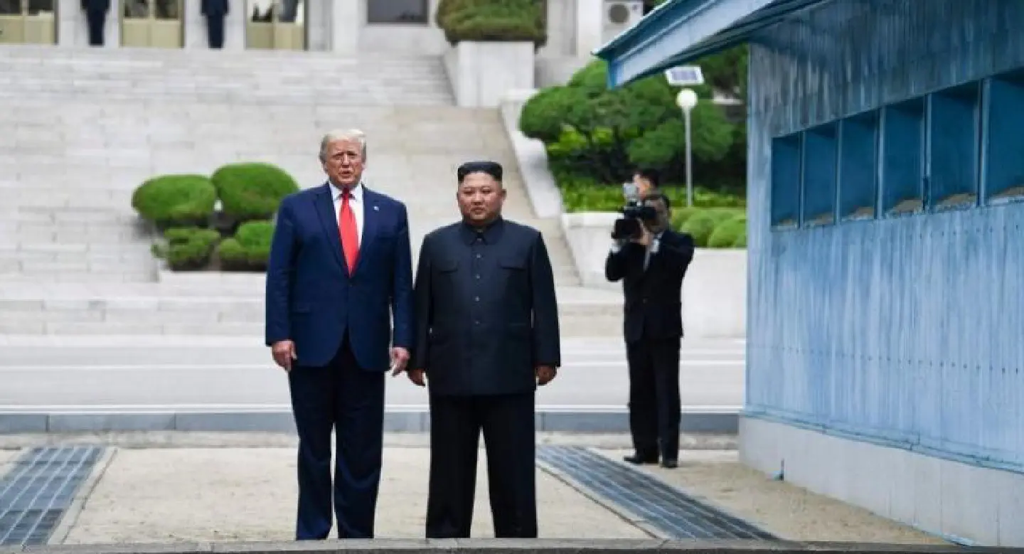 Trump steps into North Korea, in historic first