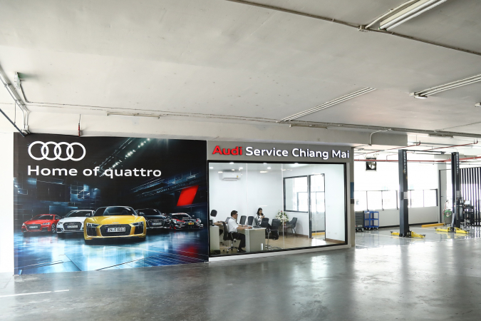 Drop your car and go for lunch at Chiang Mai Audi dealership Drop your car and go for lunch at Chiang Mai Audi dealership