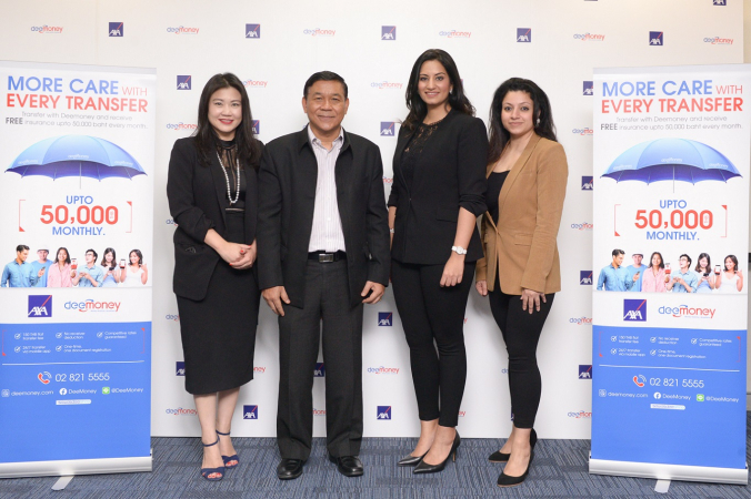 DeeMoney partners with AXA to offer free insurance to vulnerable foreigners in Thailand DeeMoney partners with AXA to offer free insurance to vulnerable foreigners in Thailand
