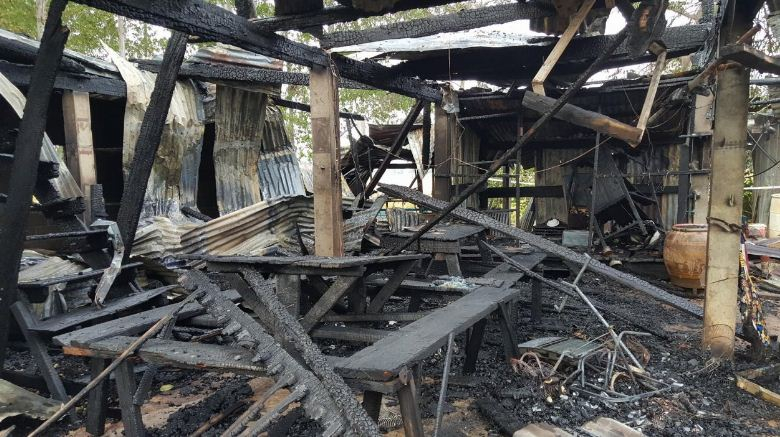 Ailing elderly man killed in Ang Thong house fire, three others injured Ailing elderly man killed in Ang Thong house fire, three others injured