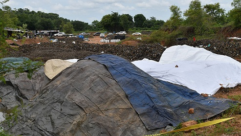 Illegal e-waste mountain triggers health fears Illegal e-waste mountain triggers health fears