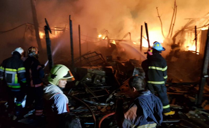 Fire damages wood pellets factory in Bangkok Fire damages wood pellets factory in Bangkok