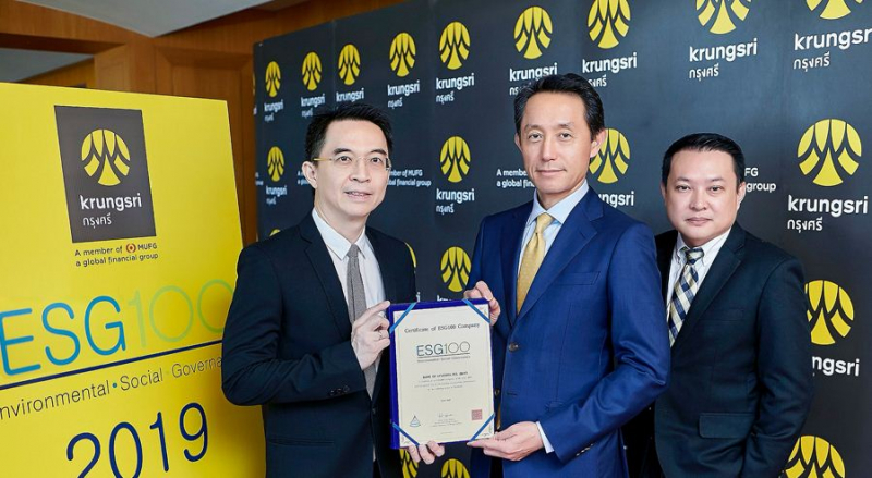Krungsri named among top 100 firms for eco, social, corporate governance Krungsri named among top 100 firms for eco, social, corporate governance